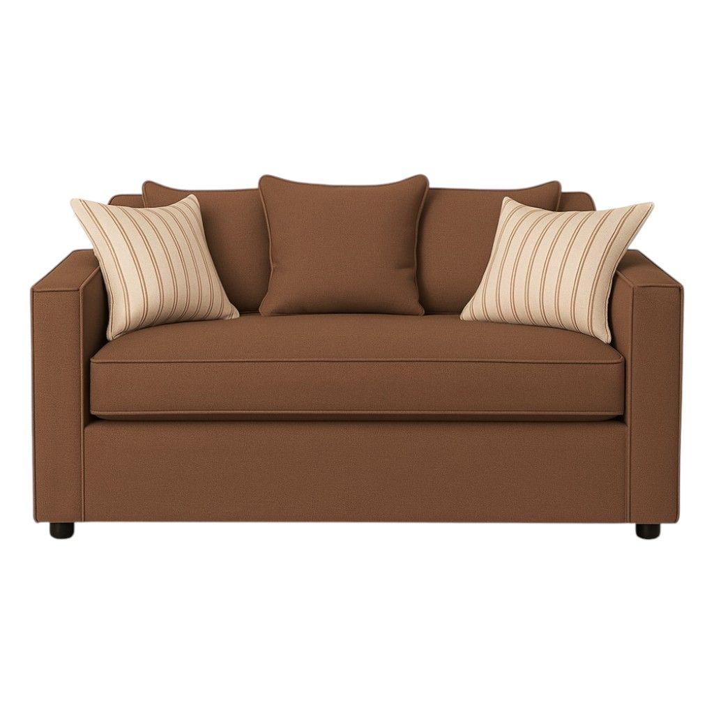 LIVING 311 ROMEO CAFE SOFA 3 CUERPOS RESORTES + 2 SITIALES DE MADERA-2