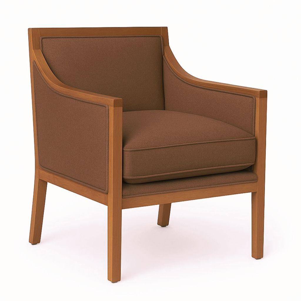 LIVING 311 ROMEO CAFE SOFA 3 CUERPOS RESORTES + 2 SITIALES DE MADERA-4