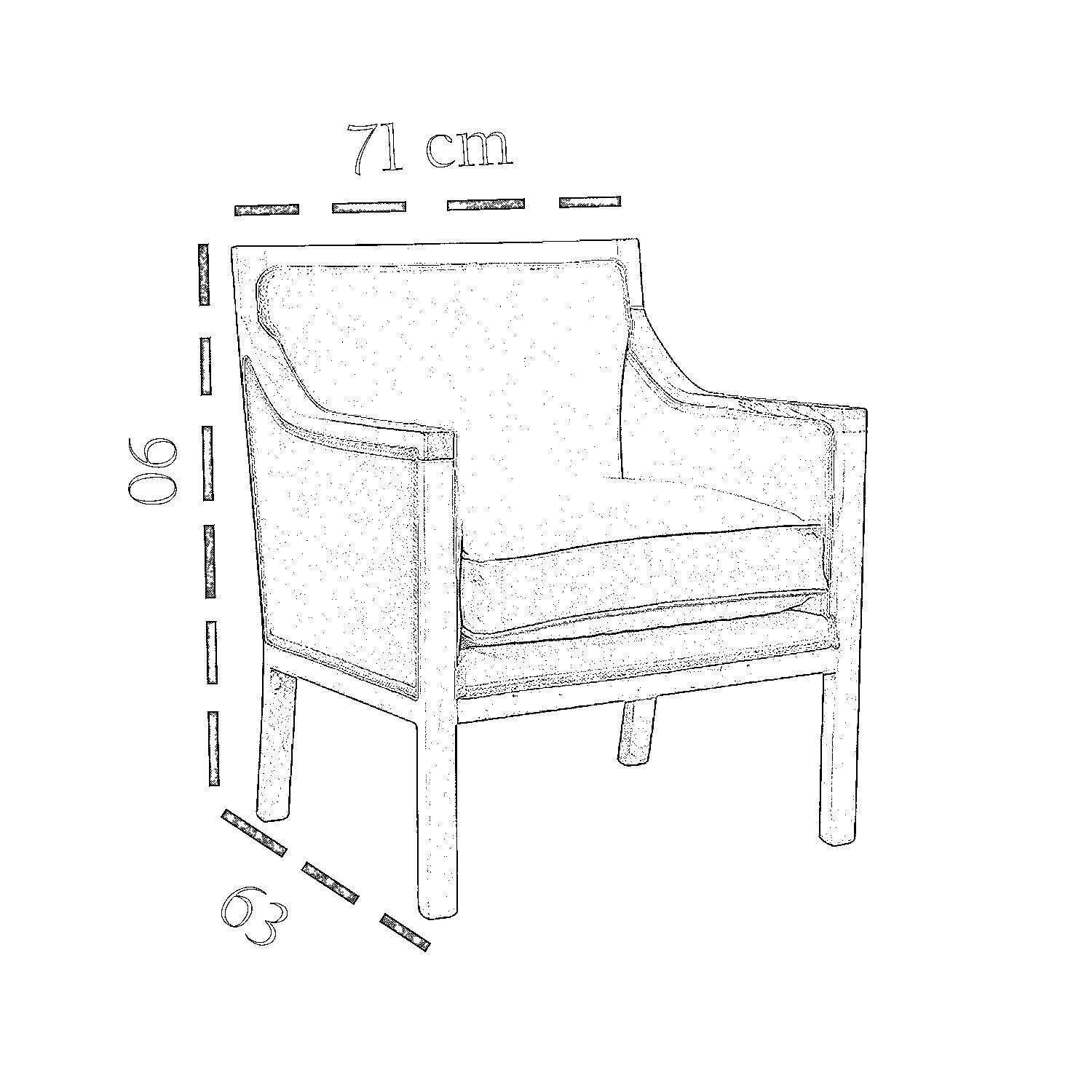 LIVING 311 ROMEO CAFE SOFA 3 CUERPOS RESORTES + 2 SITIALES DE MADERA-5