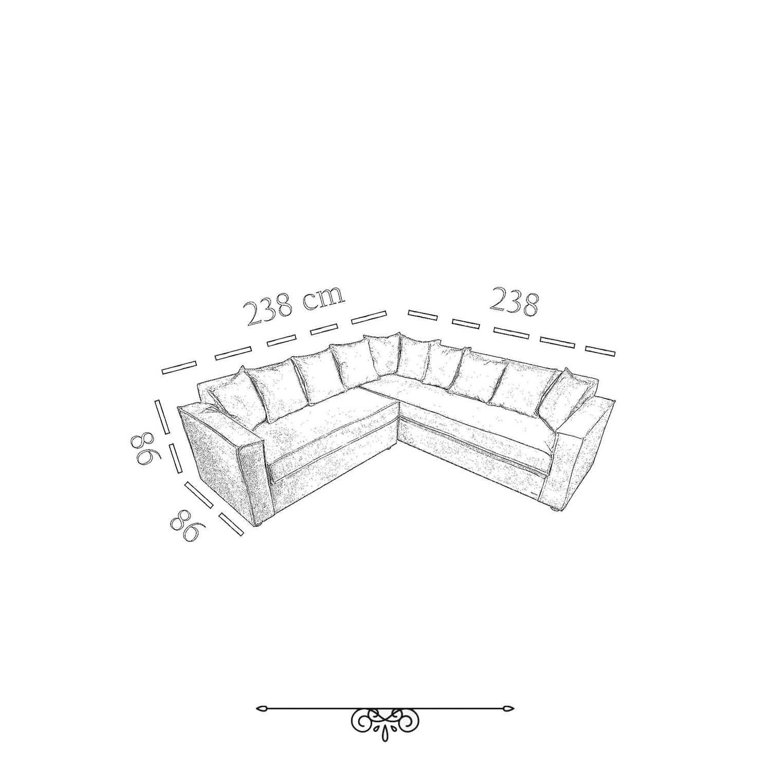 Seccional 6 Cuerpos Baco Gris Azul           -4