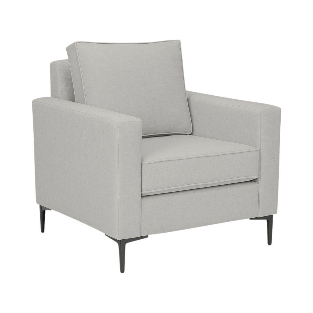 Living 311 lehmann gris claro seccional resortes + 2 poltronas resortes-4