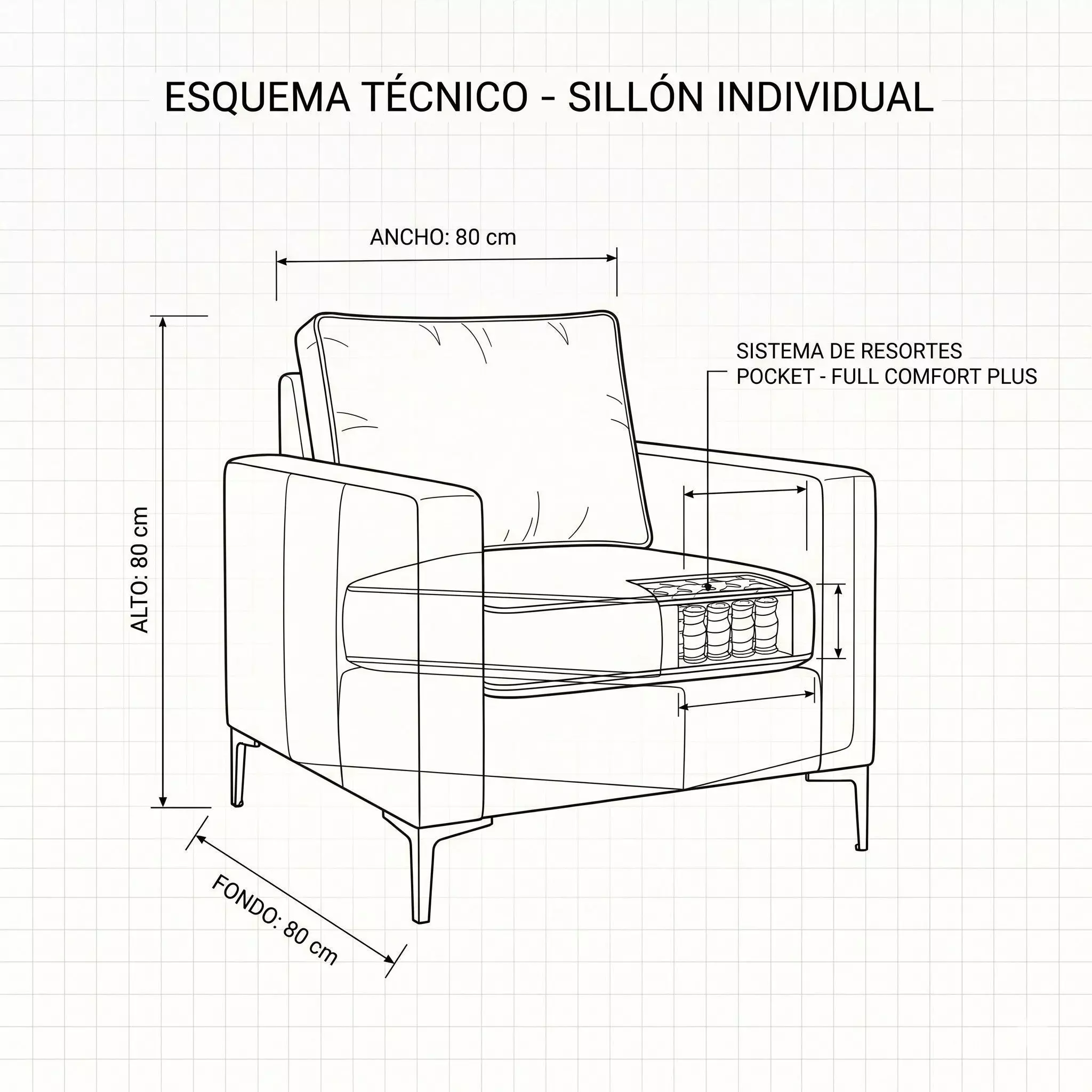 Living 311 Nebraska Beige en cuero sintetico envejecido + 2 poltronas-3