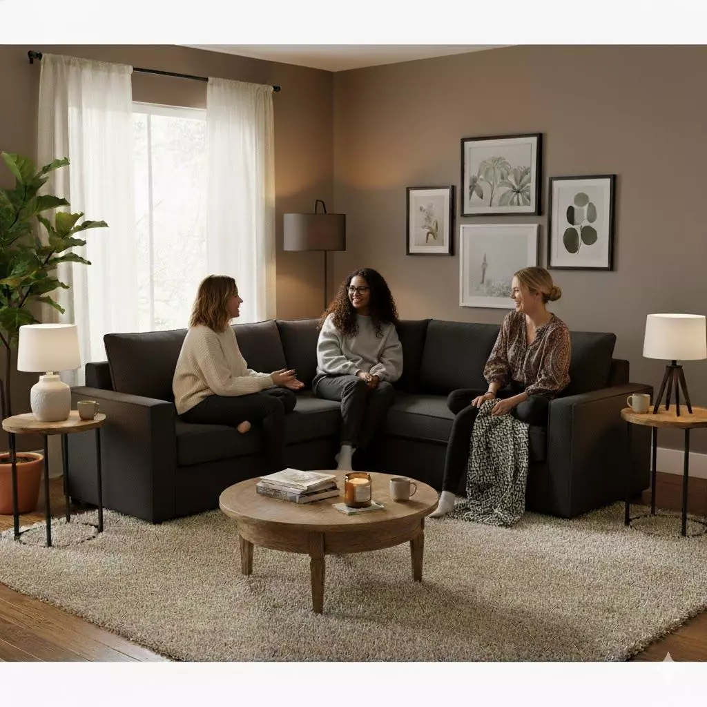 Seccional Matilda marengo full comfort plus-1