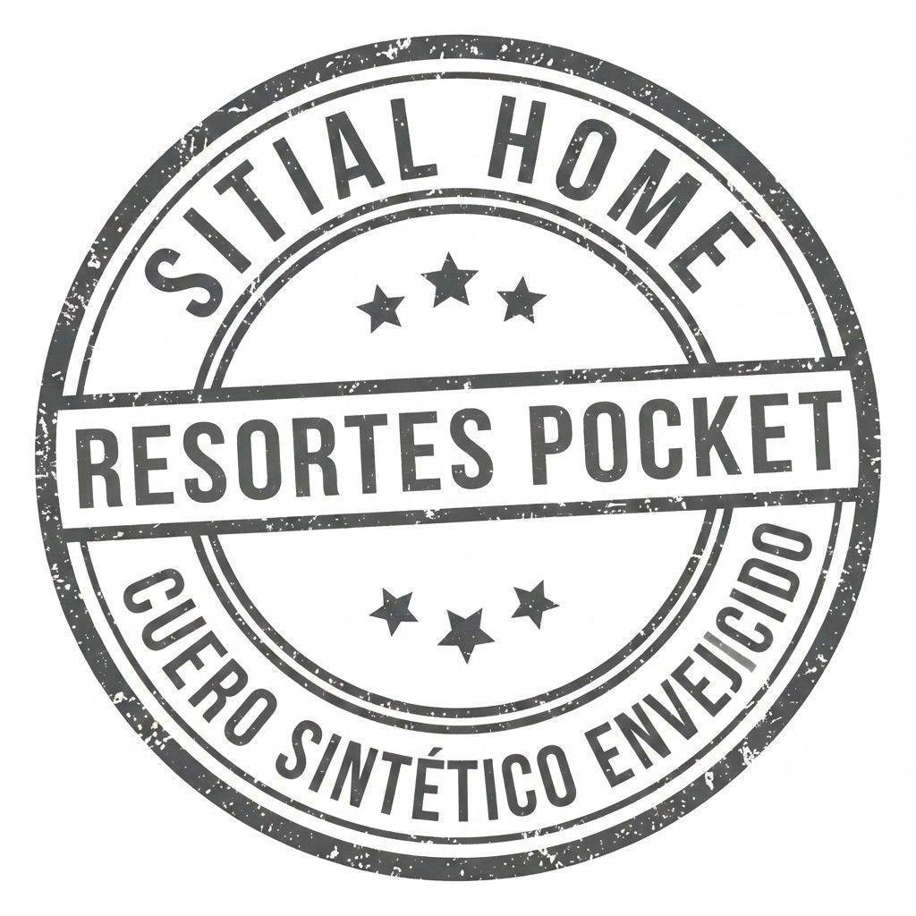 Seccional intercambiable Tennese Gris cuero sintetico envejecido resortes full comfort plus-4