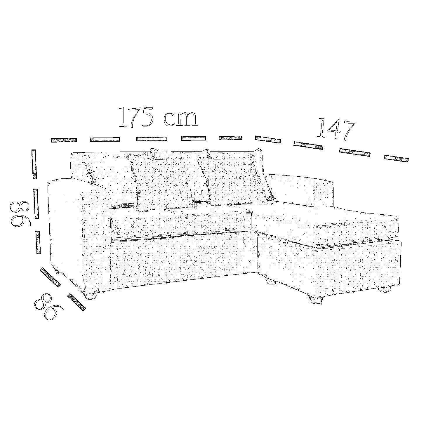Seccional intercambiable Tennese Gris cuero sintetico envejecido resortes full comfort plus-2
