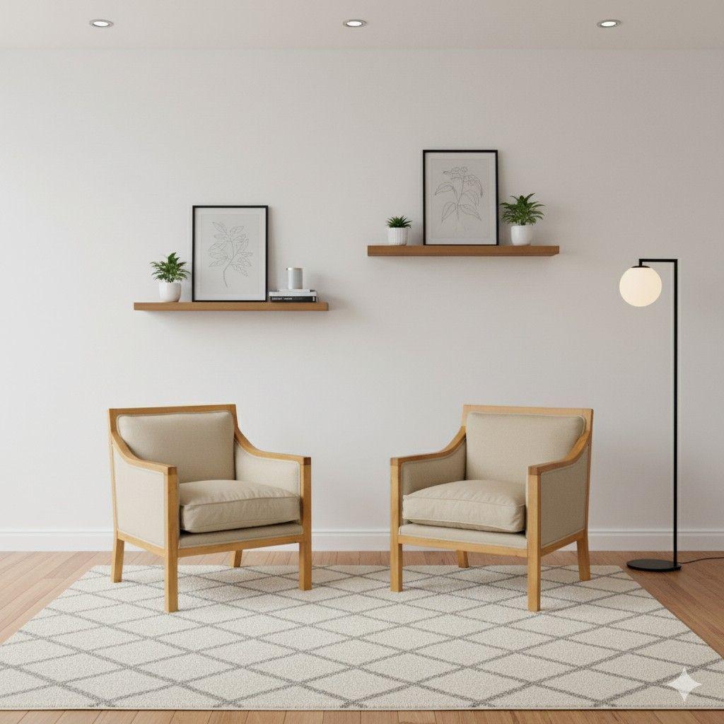 Living 311 Seccional con resortes+ 2 Sitiales Metropolitan Beige-2