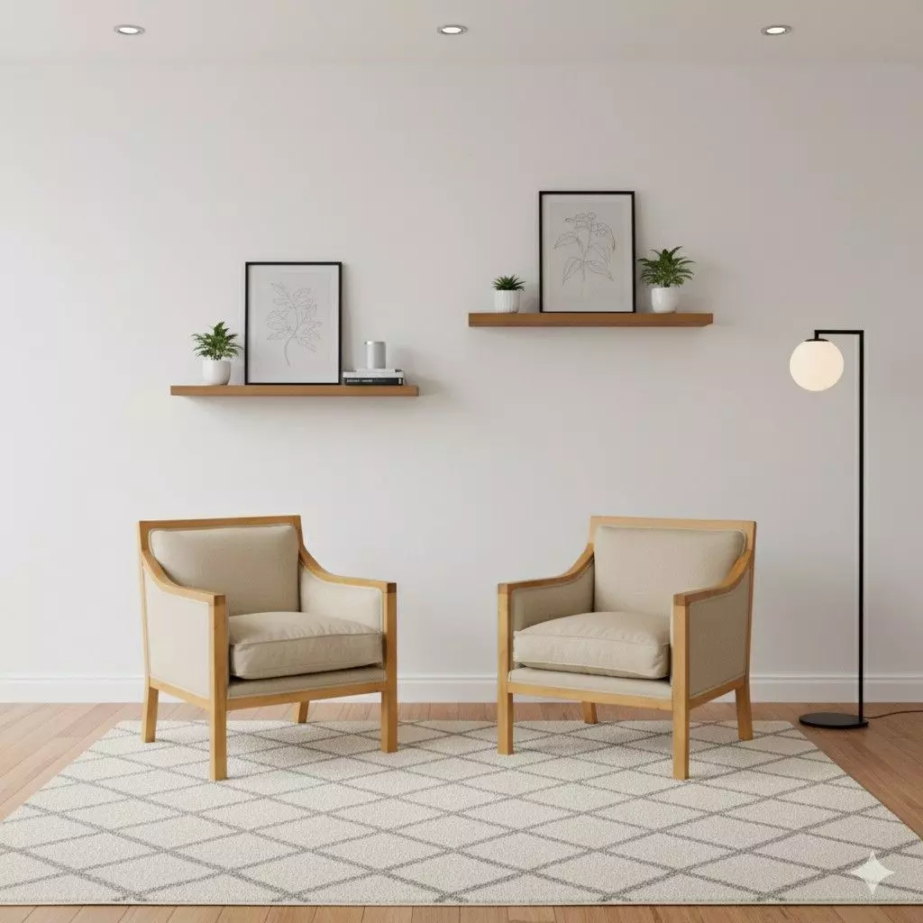 Living 311 Seccional con resortes+ 2 Sitiales Metropolitan Beige-2