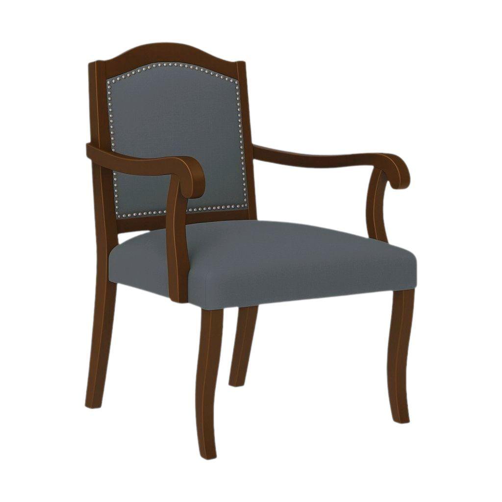 Juego de Living 311 Antonia marengo sofa con resortes + 2 sitiales madera -4