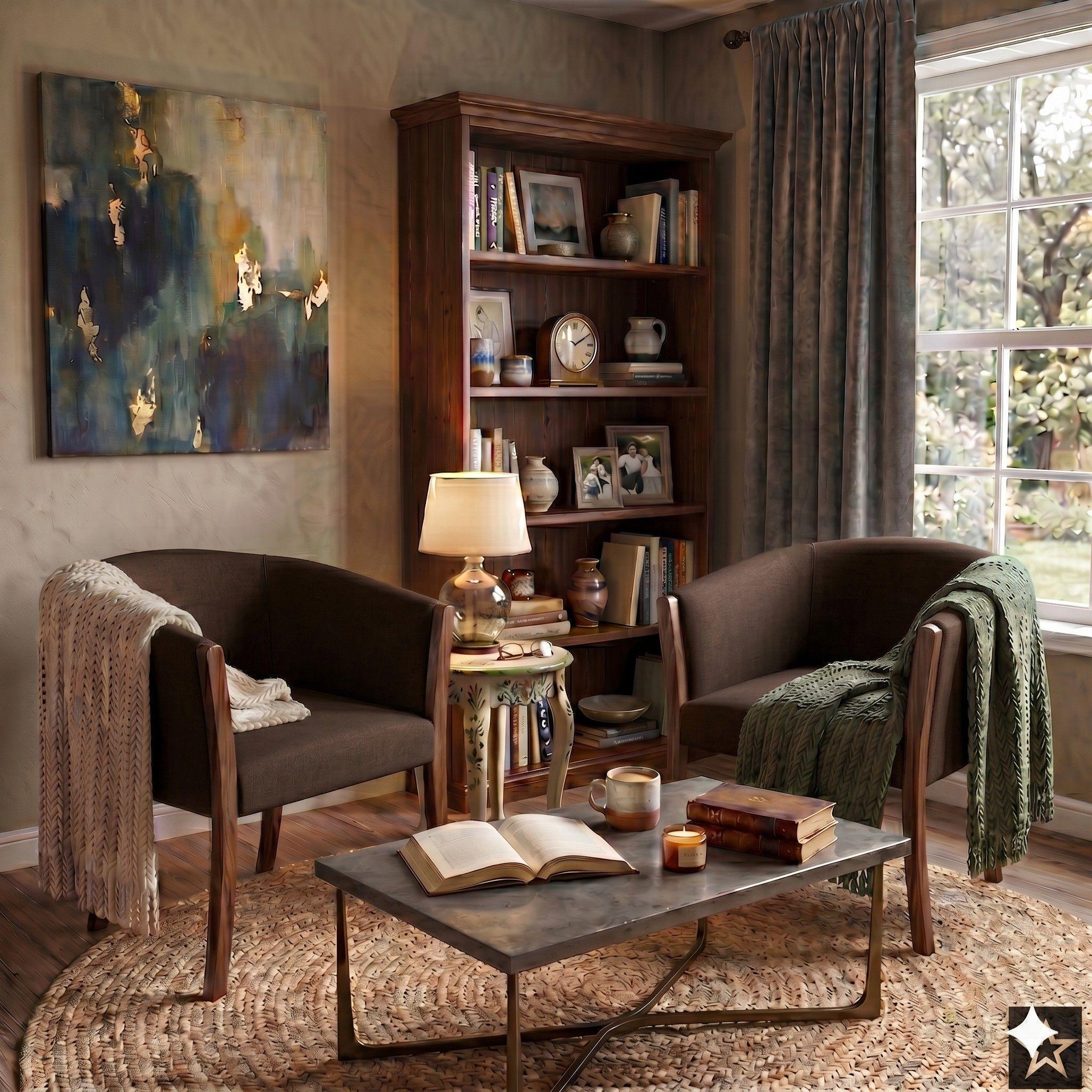 Living Facundo , cafe  tipo lino sofa mas sitiales Sitial Home-2