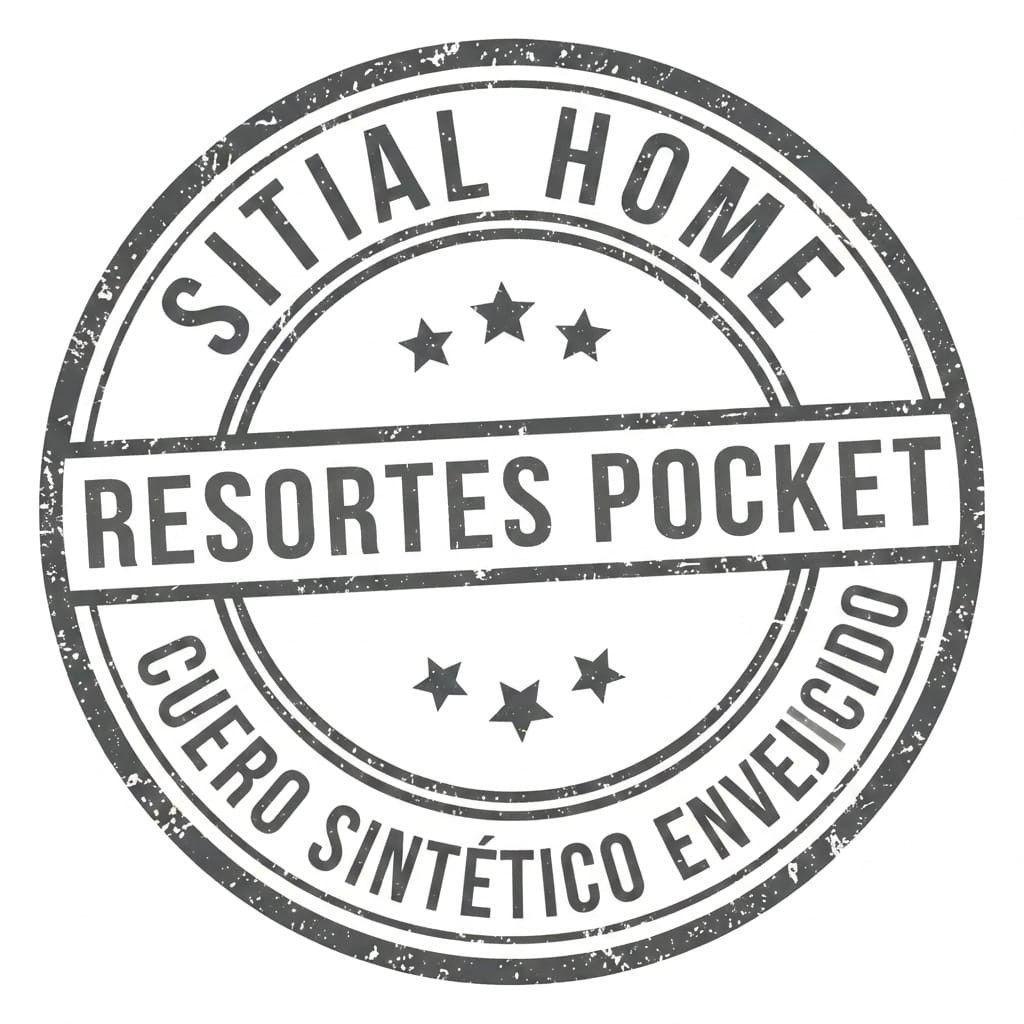 Sofa Seccional Jack cafe cuero sintetico envejecido y asientos de resortes pocket-5