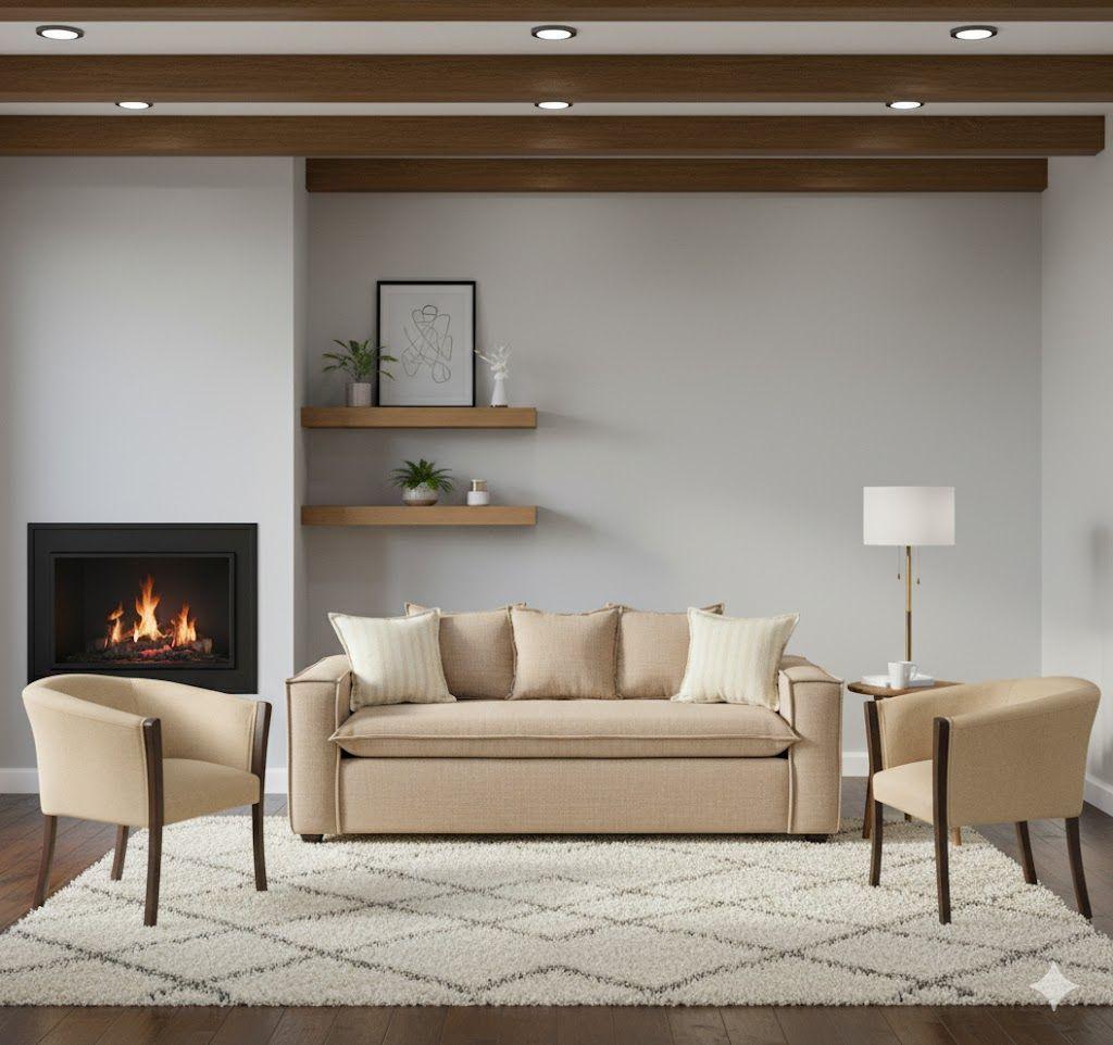 Living Bubha 311 beige resorte pocket -0