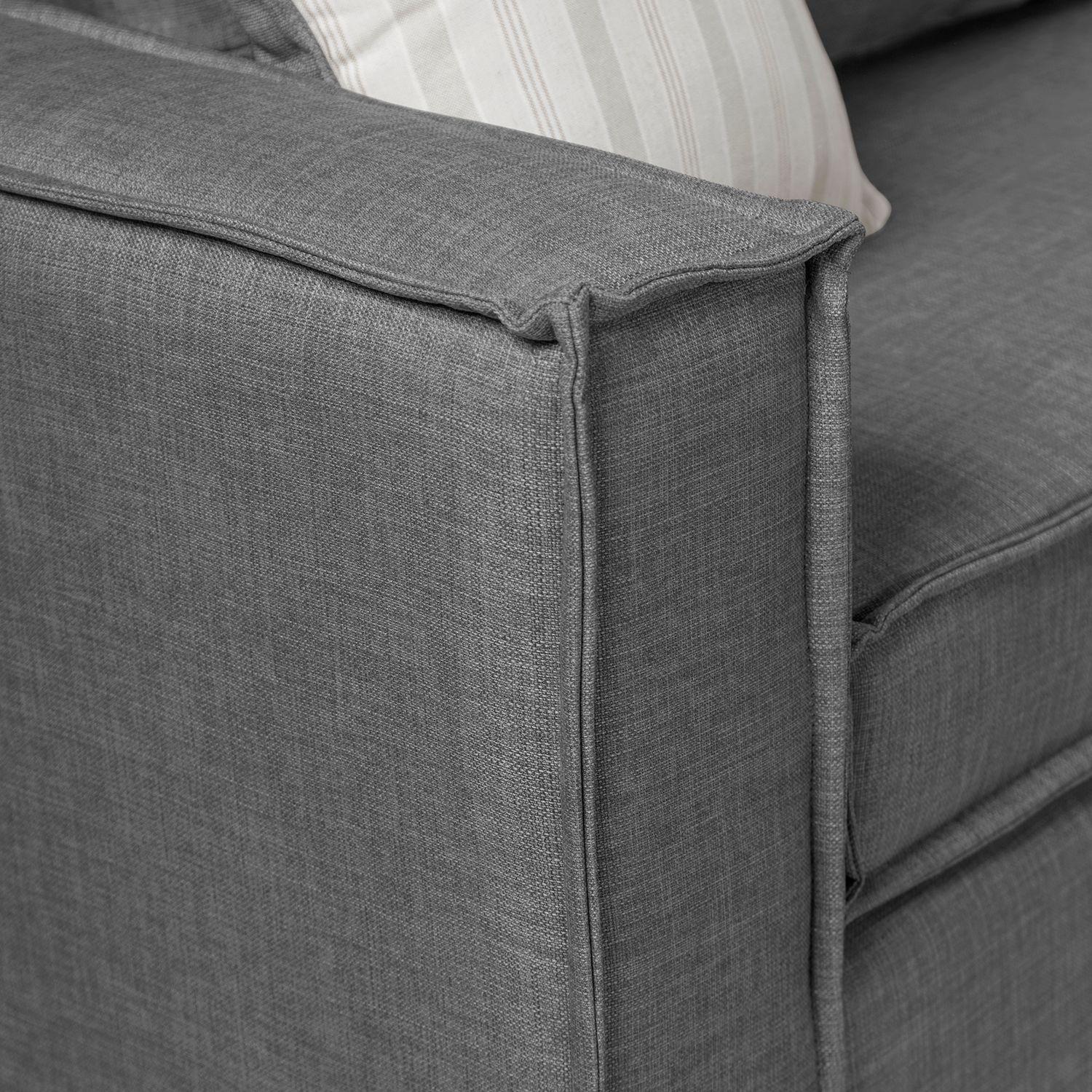 Seccional Matilda gris full comfort plus-3