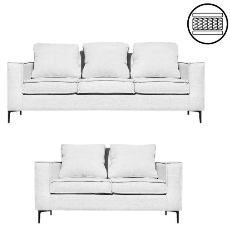 Living 32 urbano blanco  con resortes pocket-1