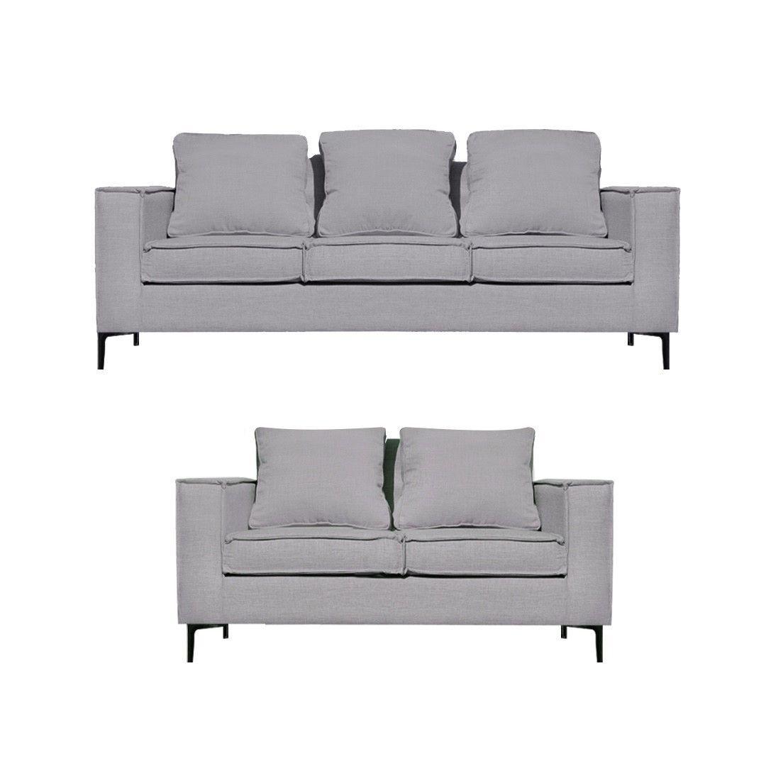 Living 32 urbano gris con resortes pocket-0