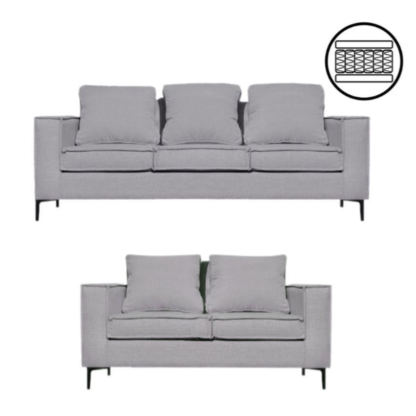 Living 32 urbano gris con resortes pocket-1