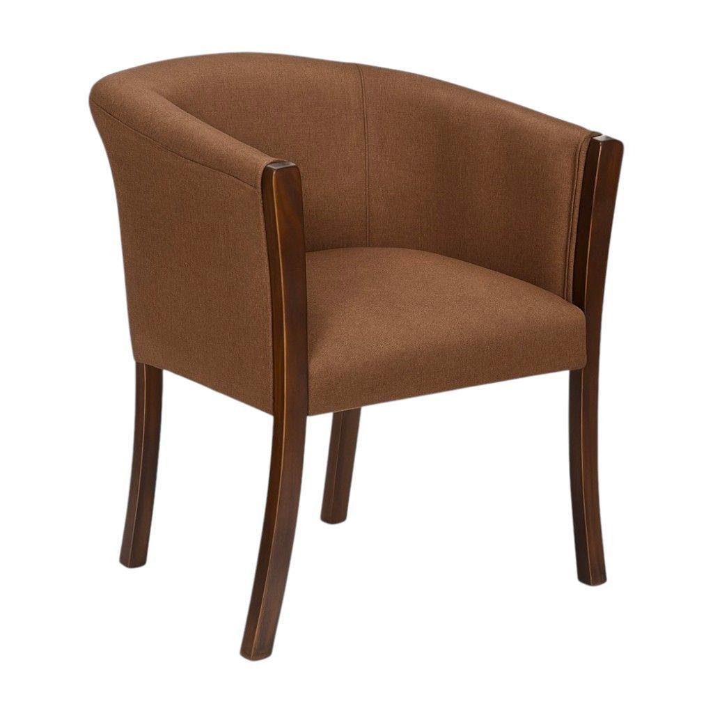 Juego de Living Pastora cafe 311 sofa resortes + 2 sitiales madera-5