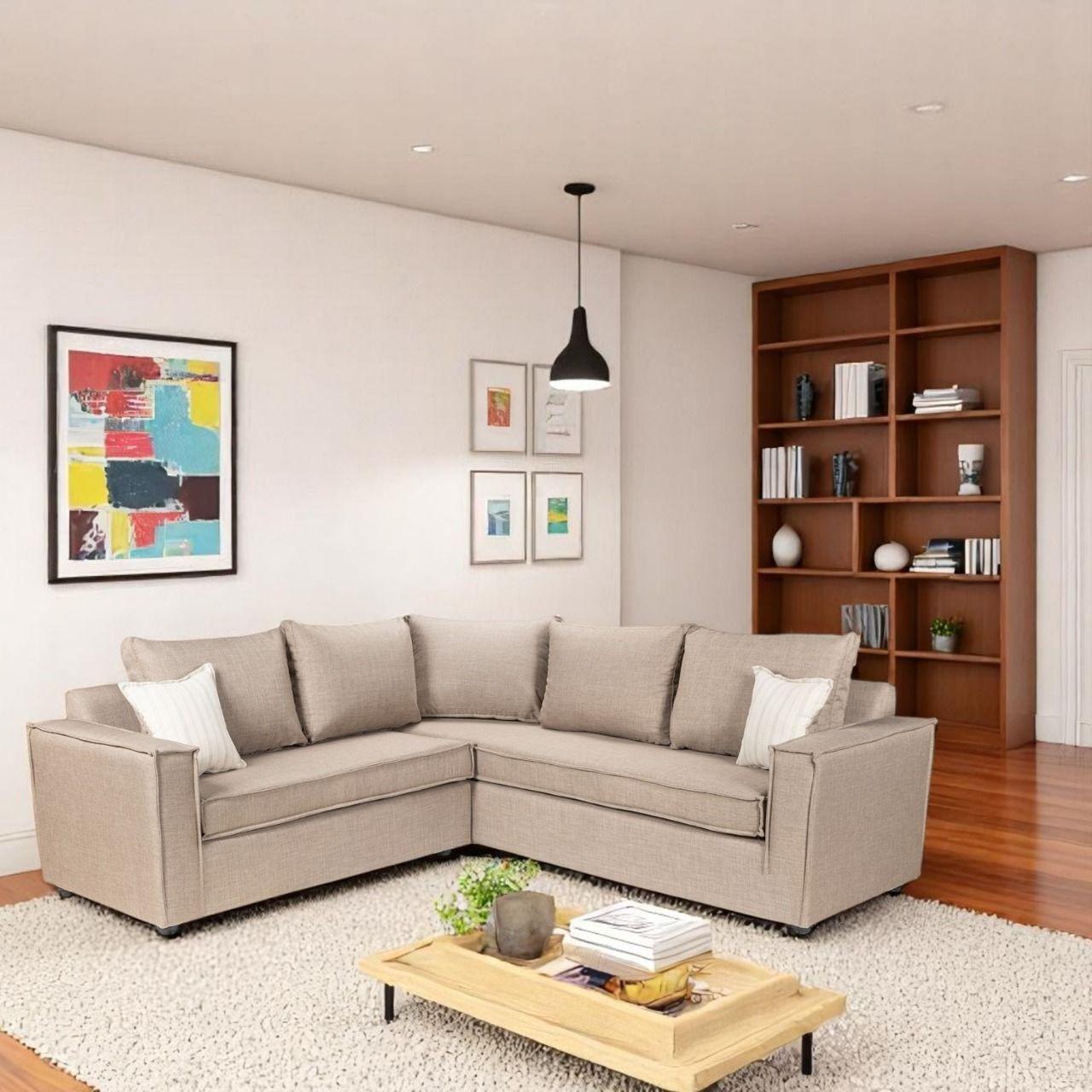 Seccional Matilda beige full comfort plus -5