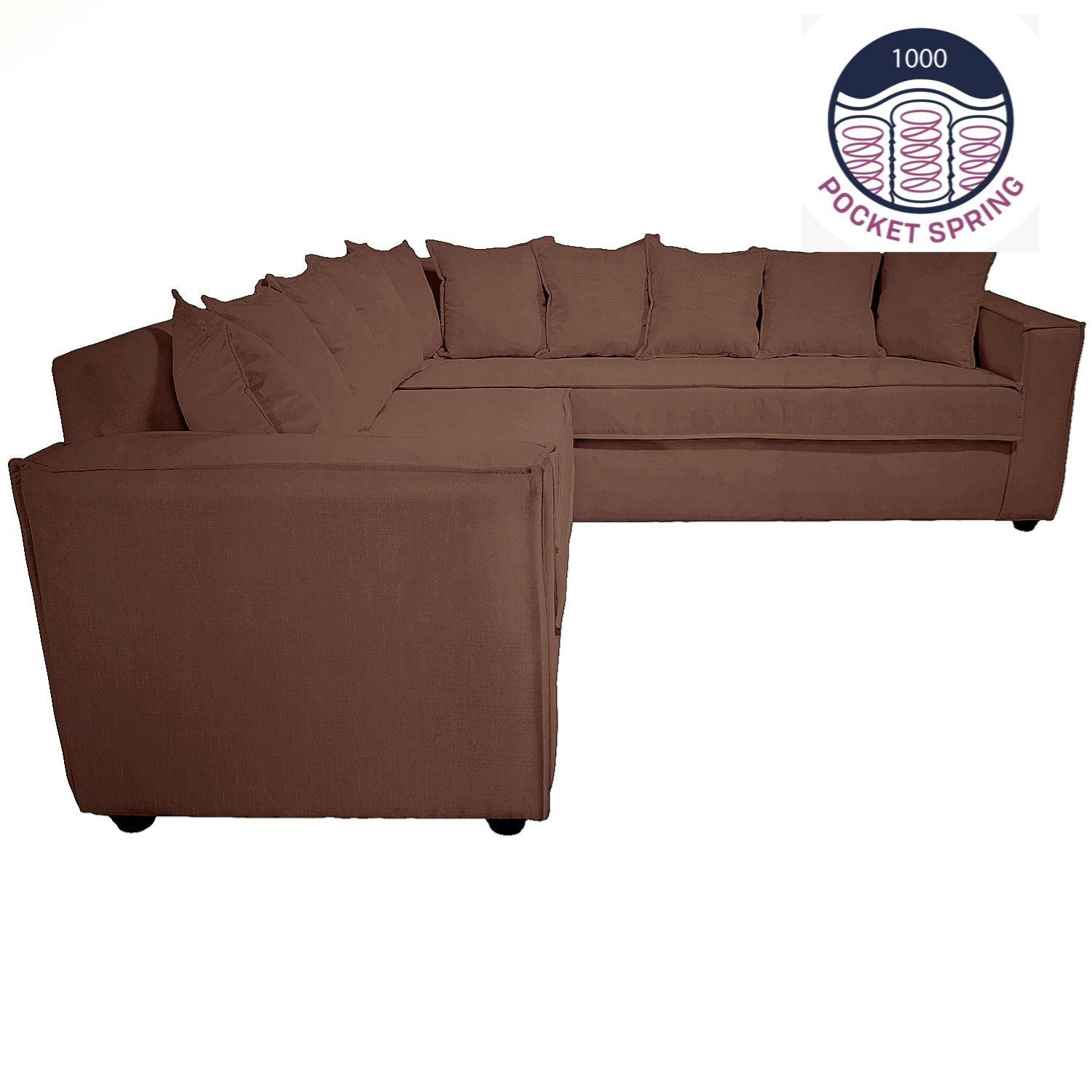 Seccional 6 Cuerpos Baco Café Resorte Pocket -5