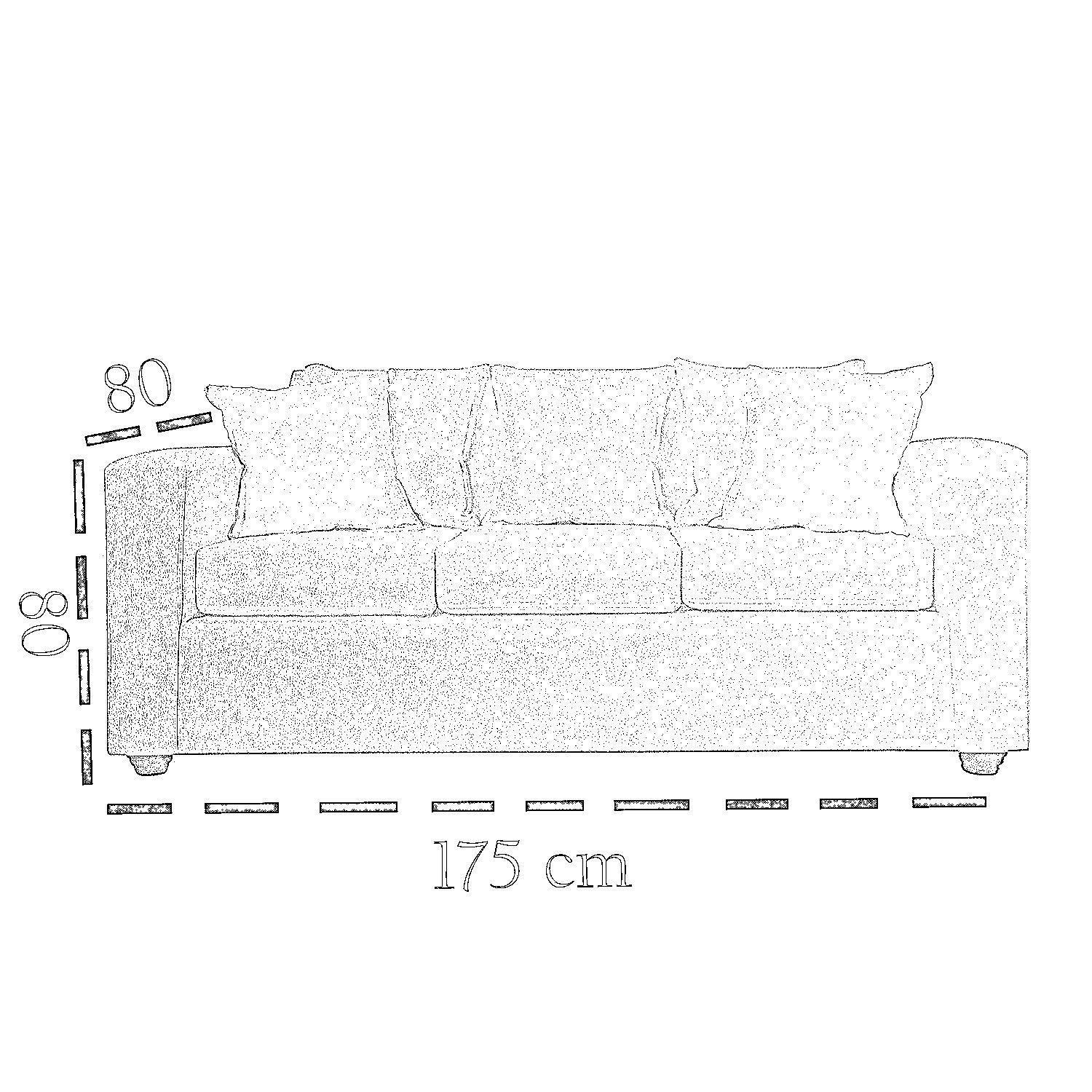 Living 311 Kabul  Beige  sofa 3 cuerpos + 2 sitiales madera          -6