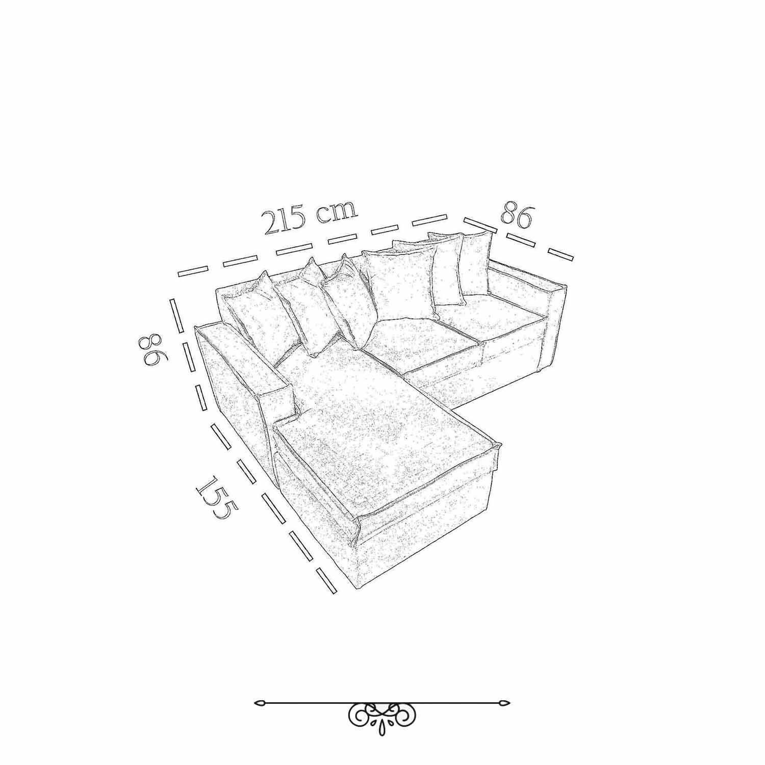 Sofa Intercambiable Baco 5 Cuerpos Gris Azul Resorte Pocket-4