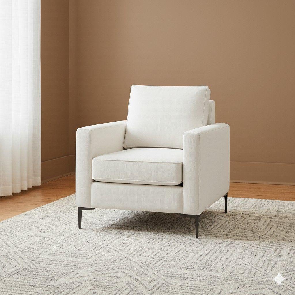 Living 311 Emiratos Blanco Seccional + 3 poltronas resortes-2