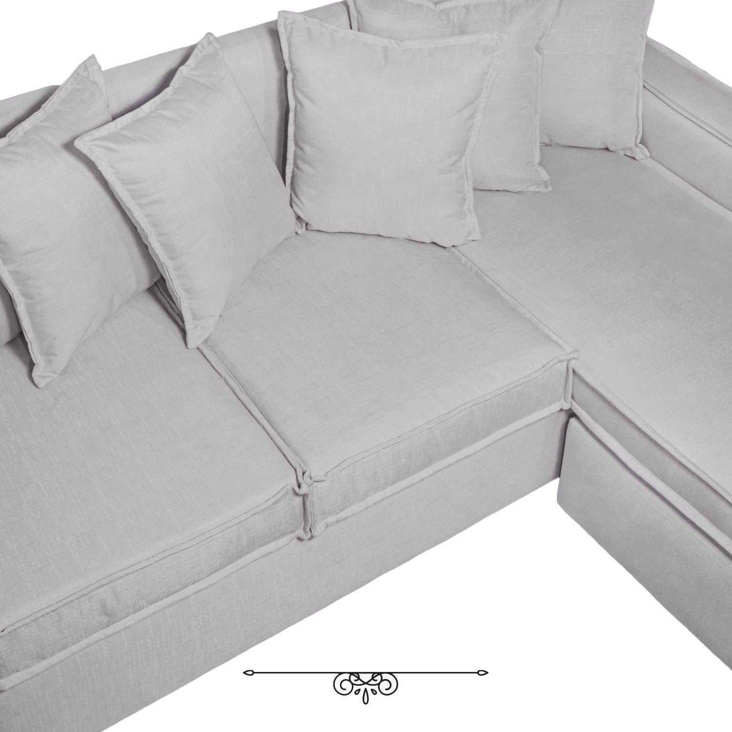 Sofa Intercambiable Baco 5 Cuerpos Gris Claro Resorte Pocket-2
