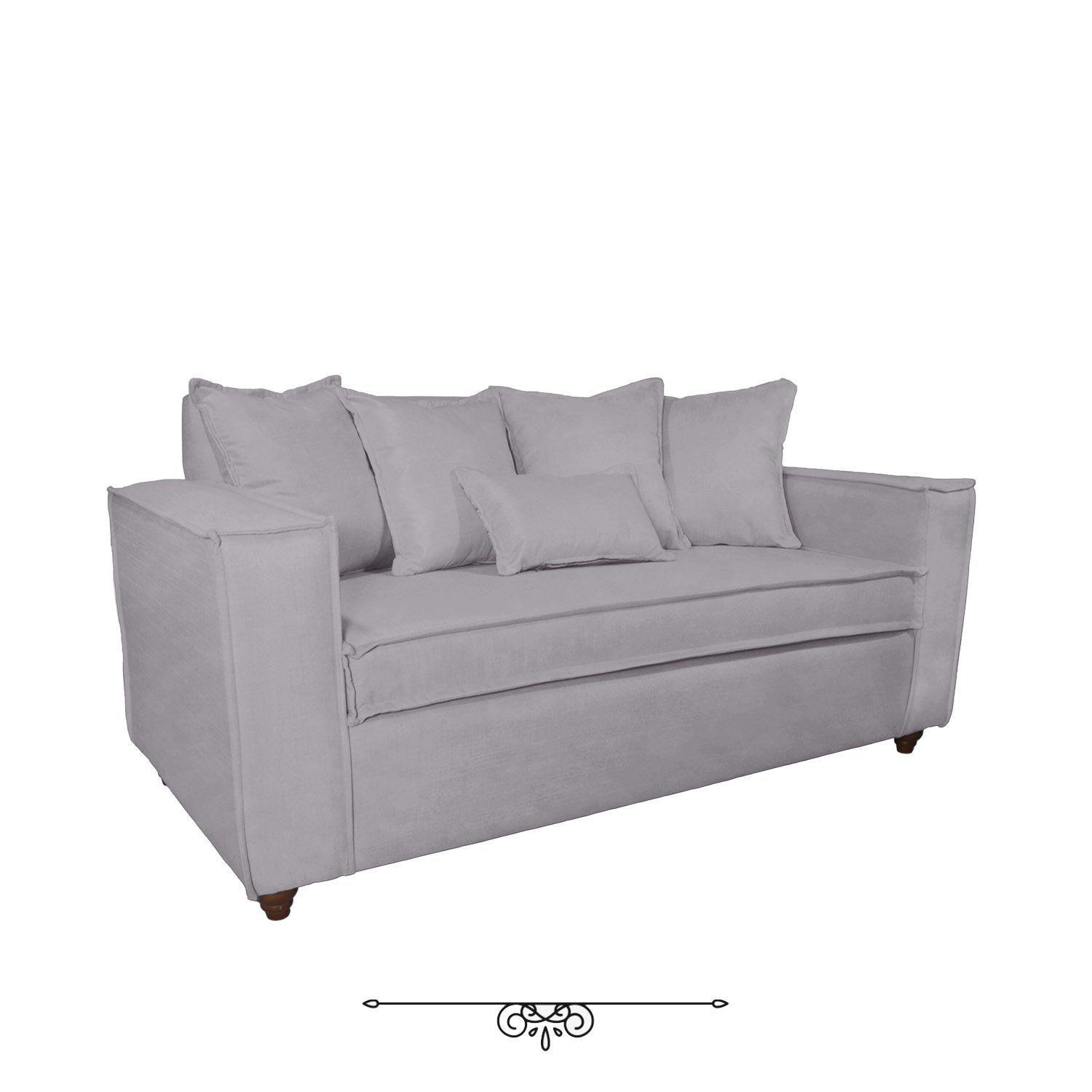 Juego de living 311 Baco Gris Claro  Resortes Pocket-2