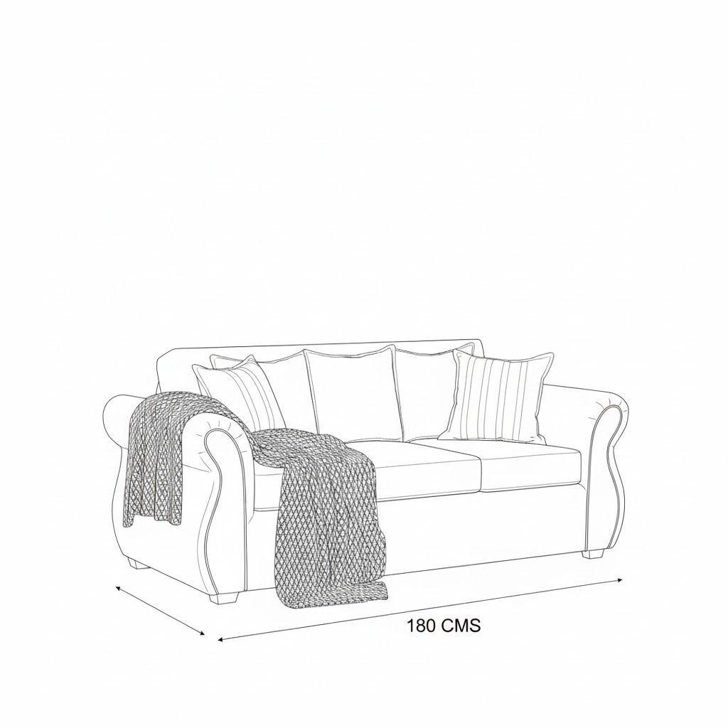 Living  Facundo , gris claro tipo lino sofa mas sitiales Sitial Home-5