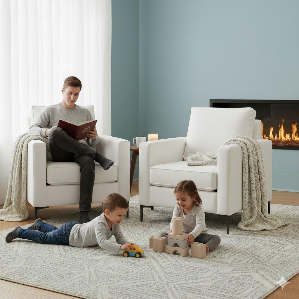 Living Singapur 311 blanco sofa 3 cuerpos + 2 poltronas resorte-2