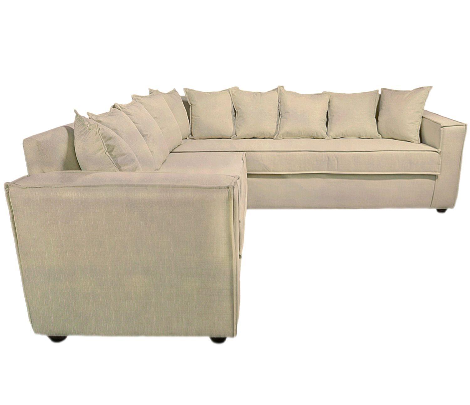 Seccional 6 Cuerpos Baco Beige Resorte Pocket  -0