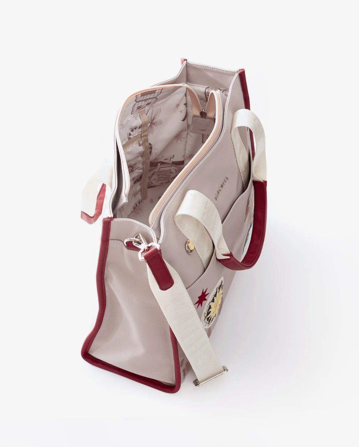 Cartera Bolso tipo Totebag Gabriela -  Parchita-4
