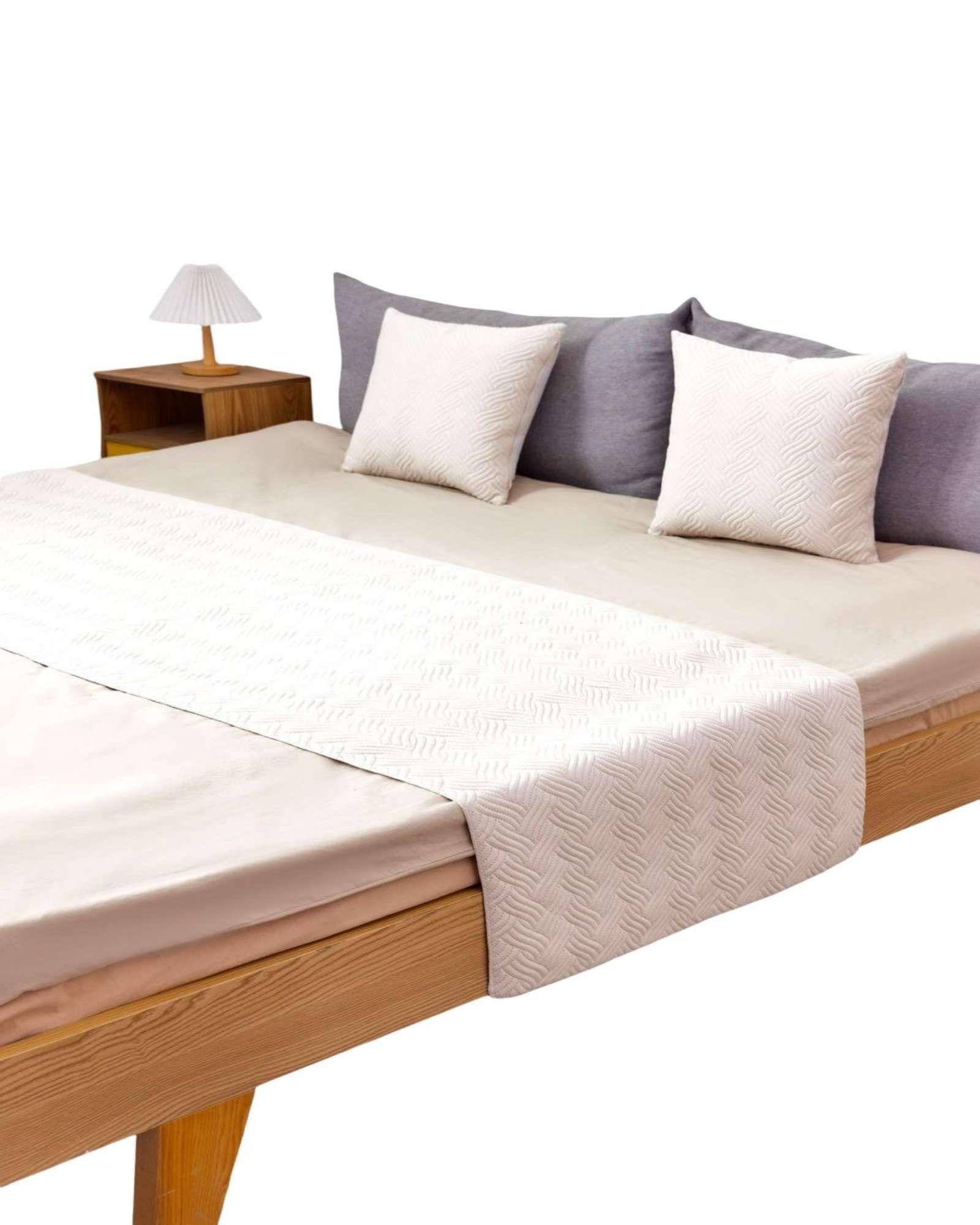 PIECERA CON 2 FUNDAS ELEGANTE BEIGE-0