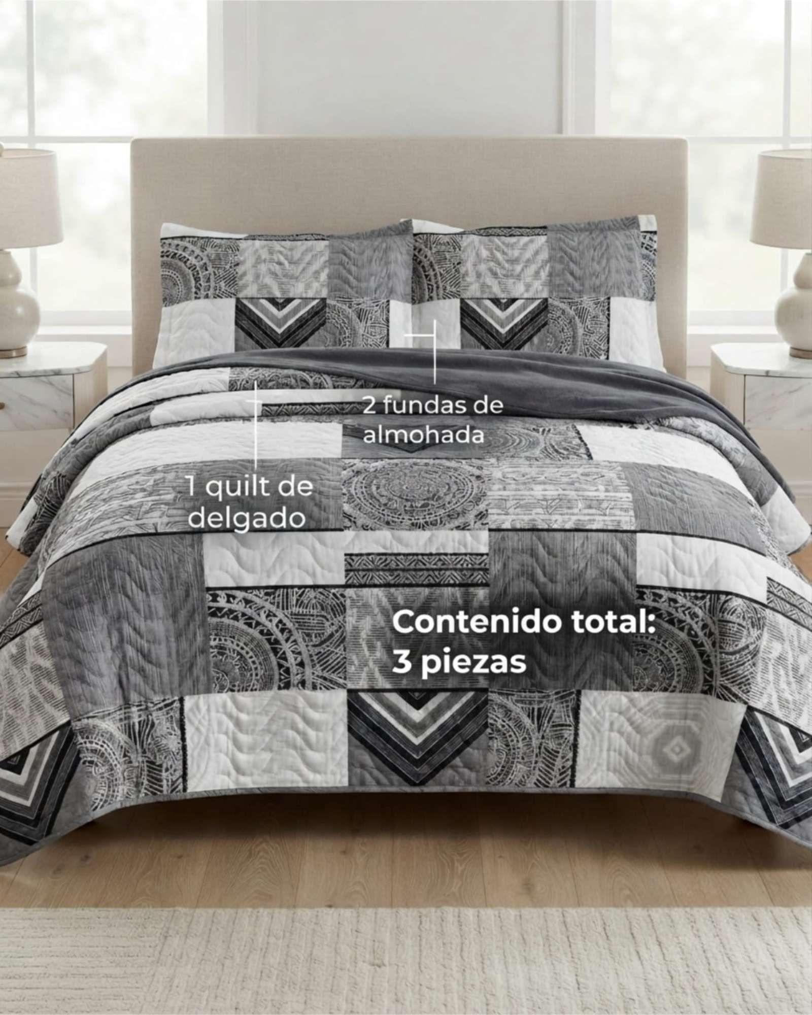 Cubrecamas King Para Verano Fresco Y Ligero m10-4