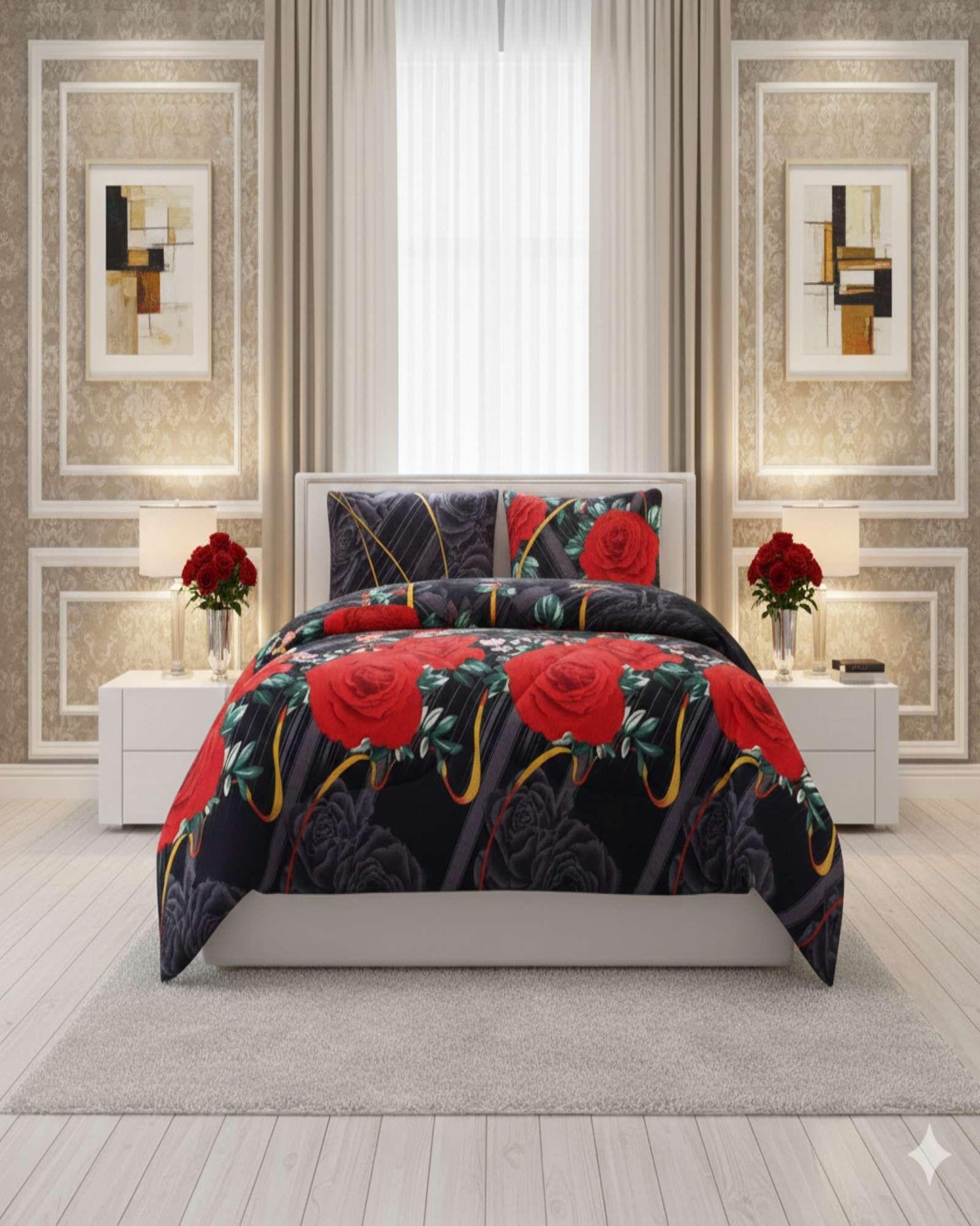 Set de Cubrecama con Chiporro mas sabana 2 plaza Extra Suave M7-4