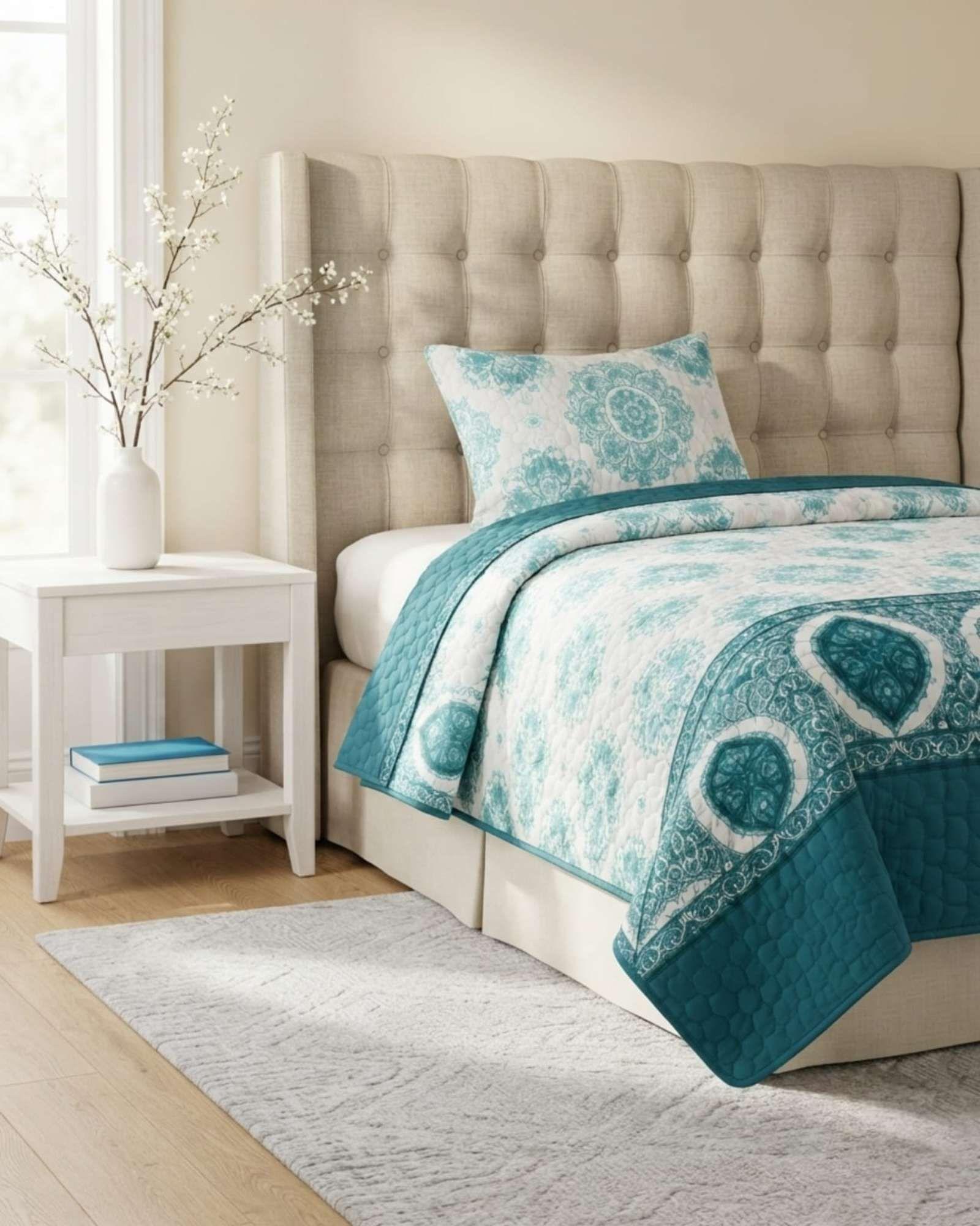 Cubrecama de Verano 1.5 Plaza Liviano y Fresco Quilt A13-3