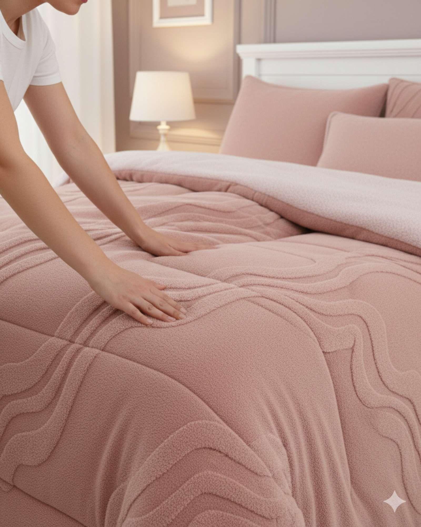 CUBRECAMA DE INVIERNO PREMIUM CON CHIPORRO 2 PLAZA C-04-4