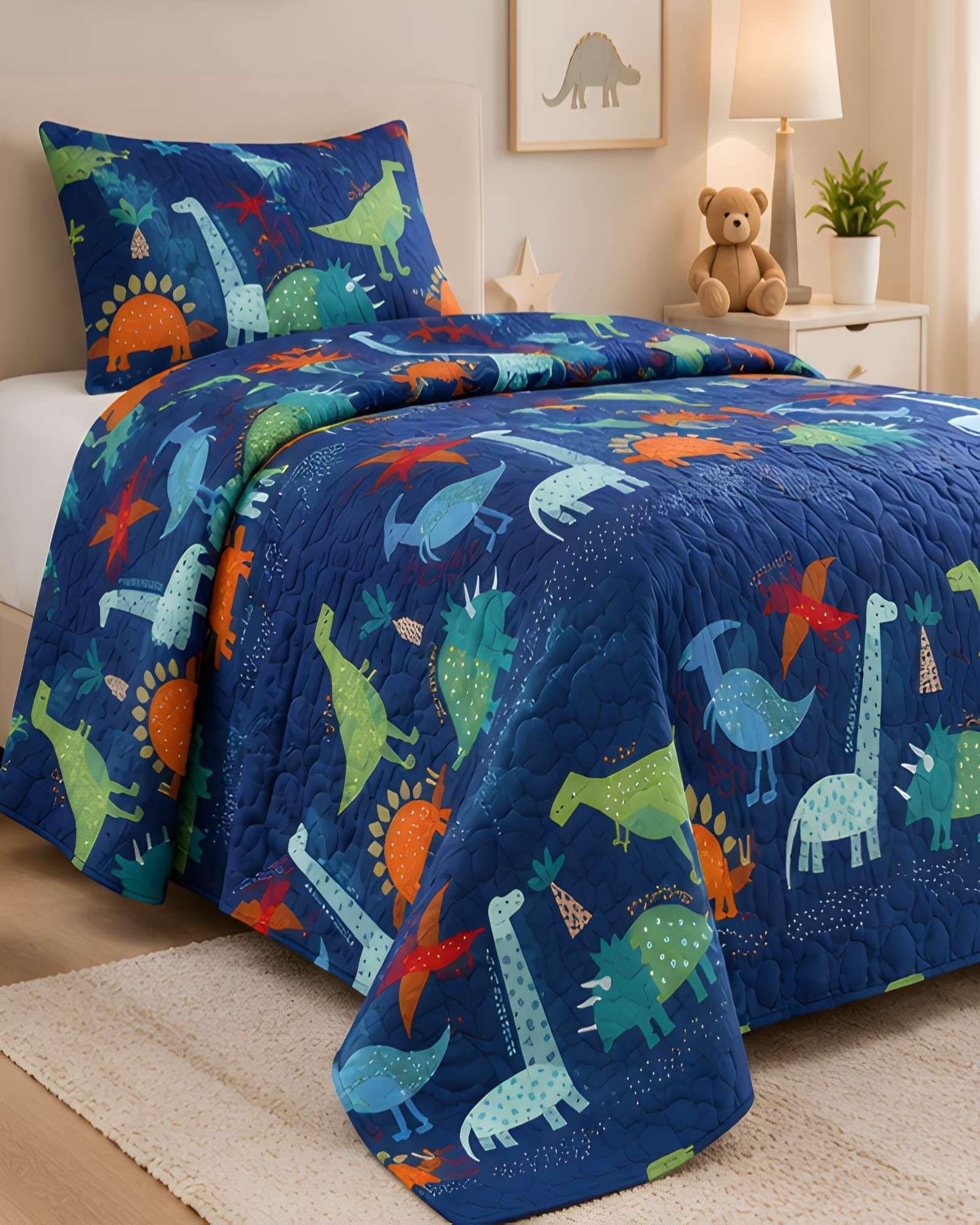 Cubrecamas Quilt De Verano Plaza Y Media Mas Almohada m11-0