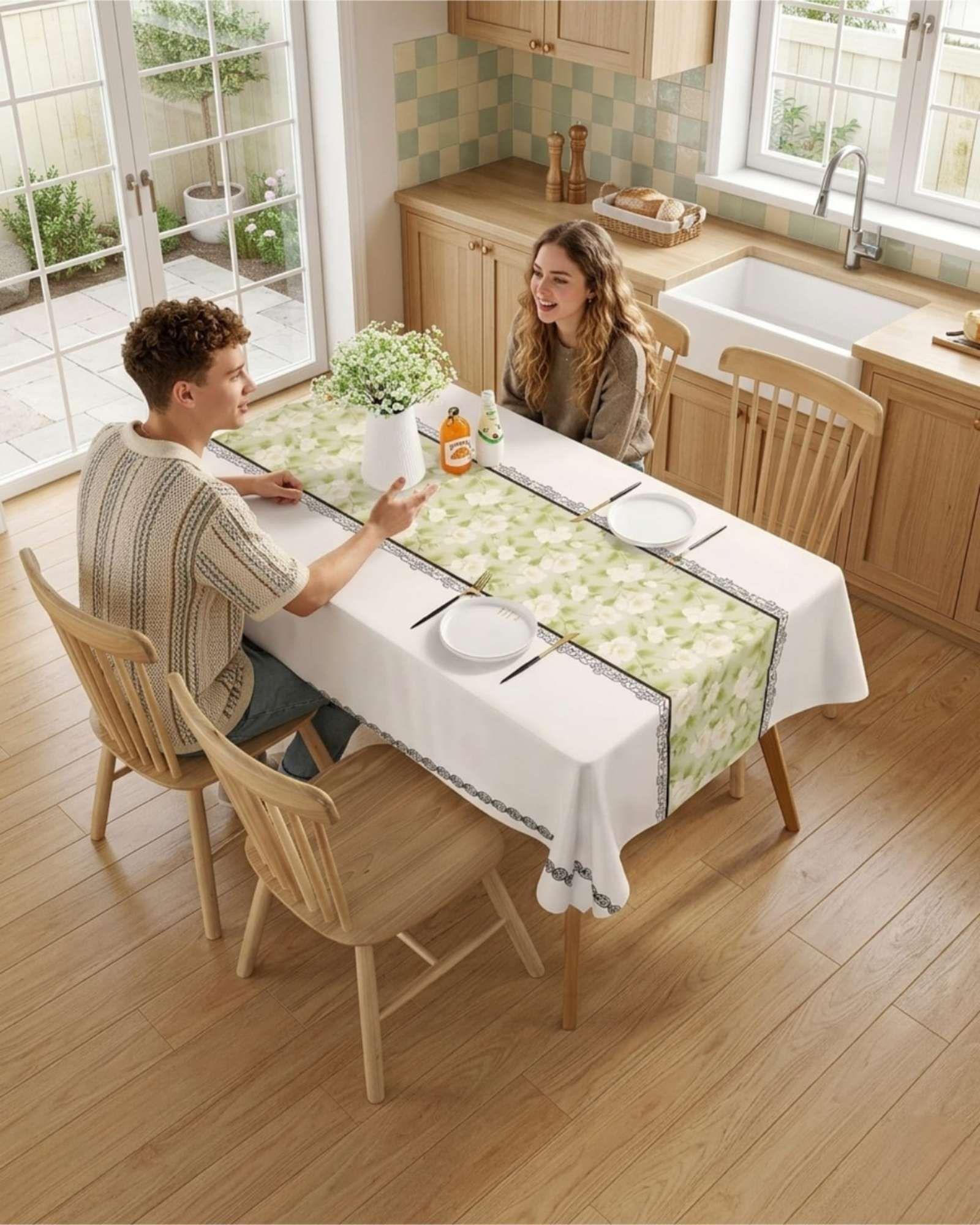 Mantel Antimanchas Grueso Rectangular 140x220 cm 08-2