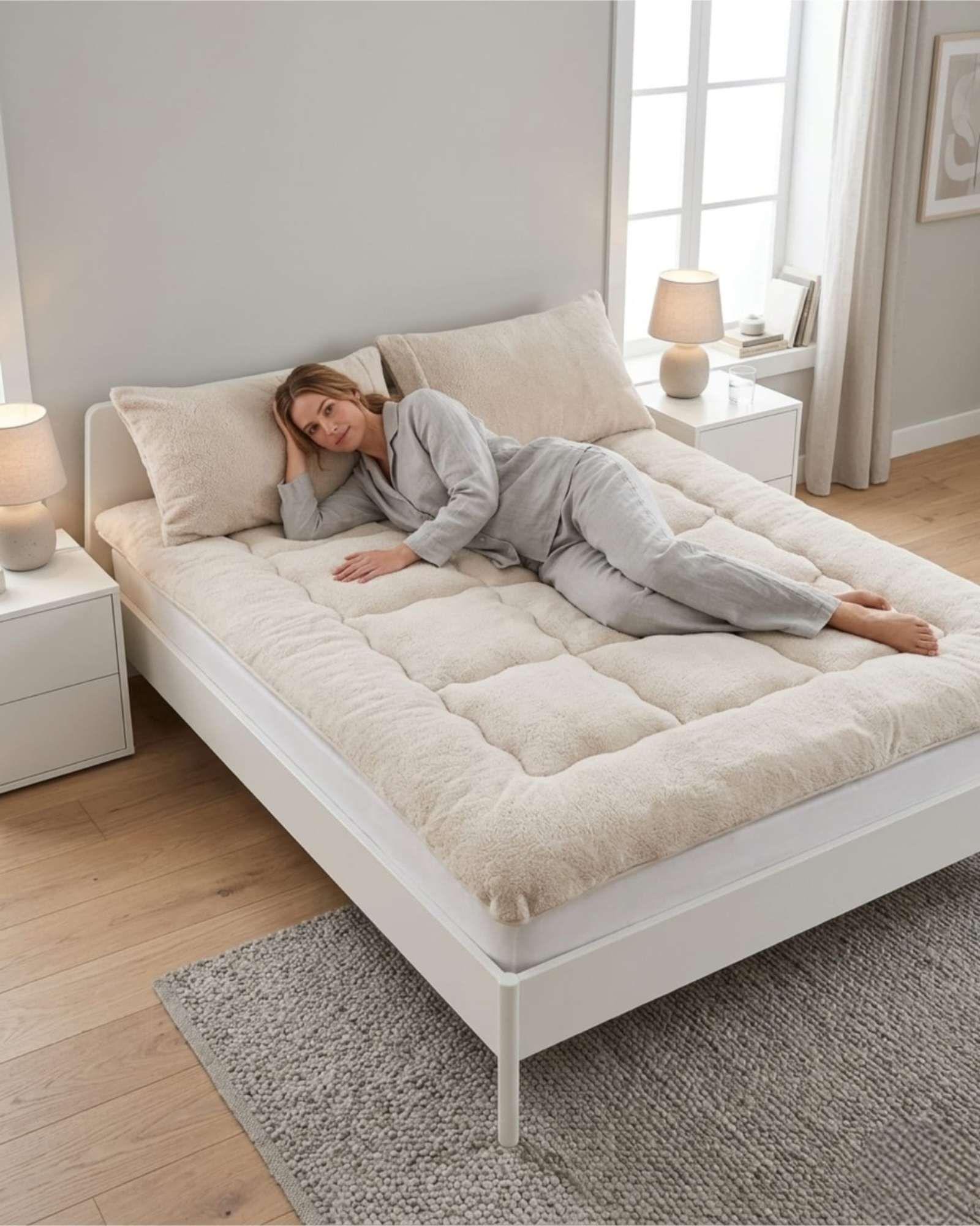 Cubre Colchón Acolchado Plush Ultra Suave 2 Plazas R1-4