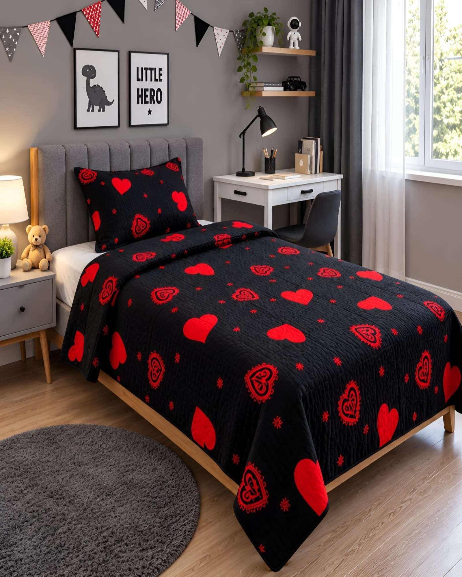 Cubrecamas Quilt De Verano Plaza y Media Ligero Y Transpirable m5-3