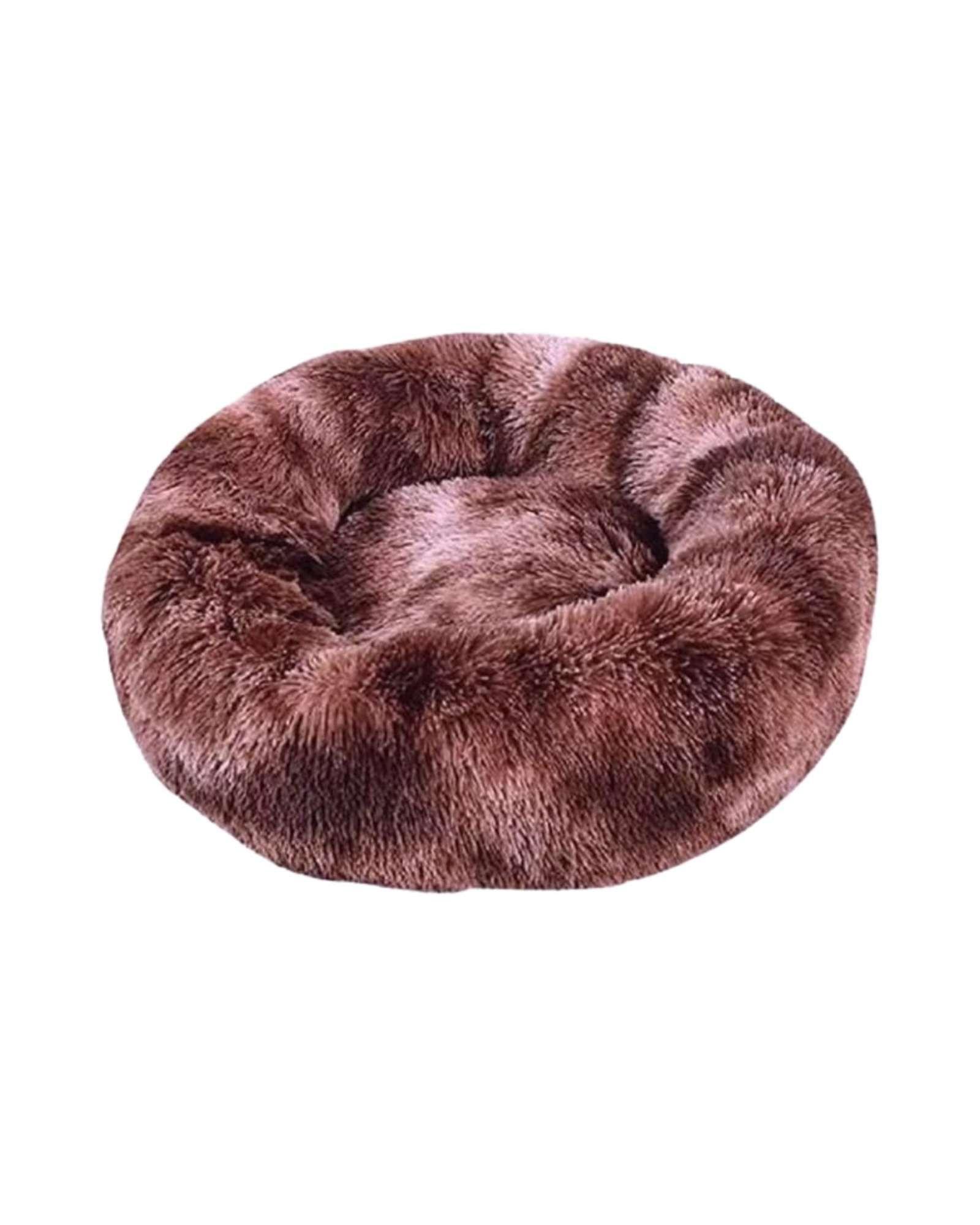 Cama Acolchada de Alta Densidad para tus mascotas 100 cm café-2