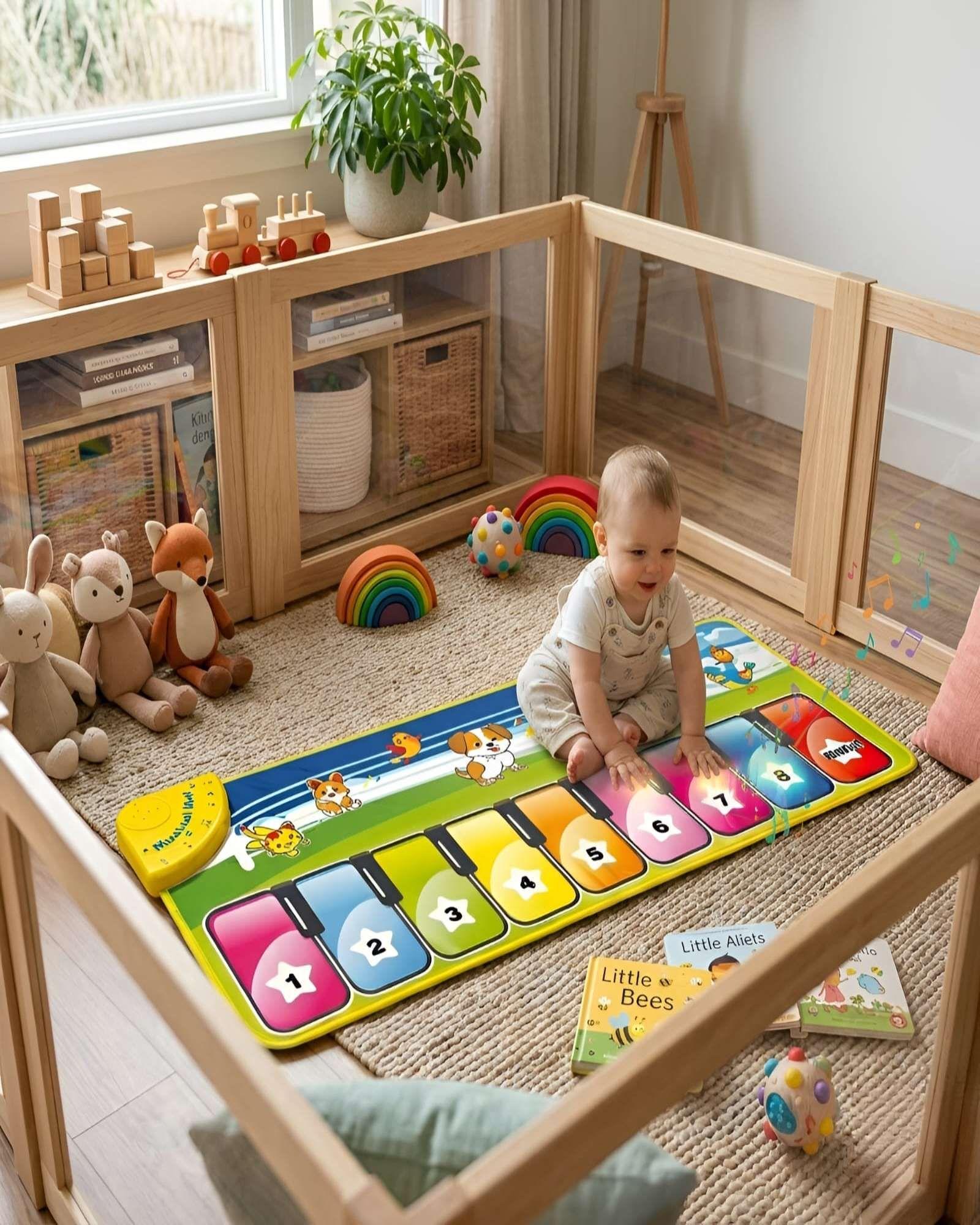 Alfombra Musical Sensorial para Niños y Bebés 02-0