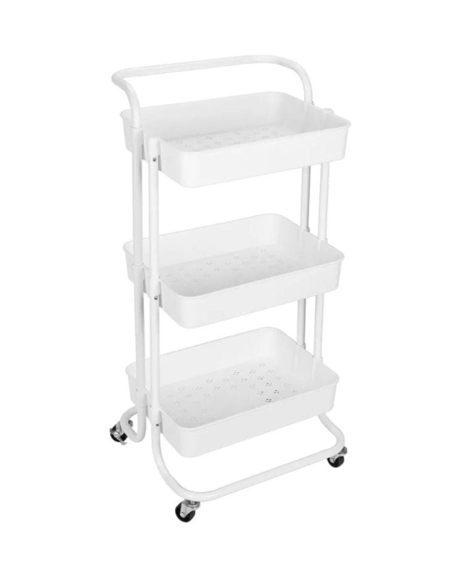 Organizador De Verduras Frutas 3 Niveles Con Ruedas A-0