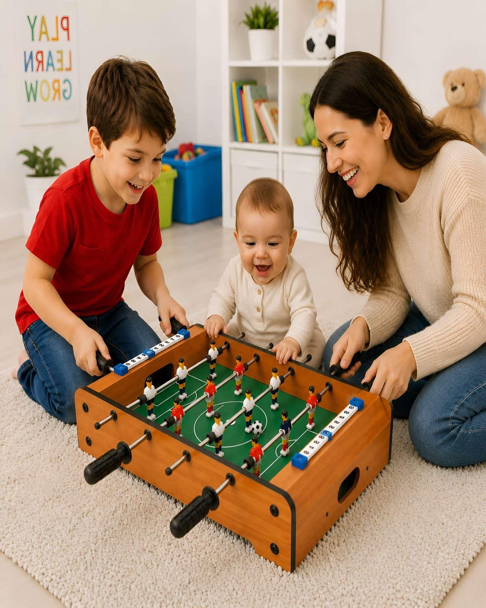 Taca Taca de Mesa Mini Fútbol de Madera Juego Infantil-3