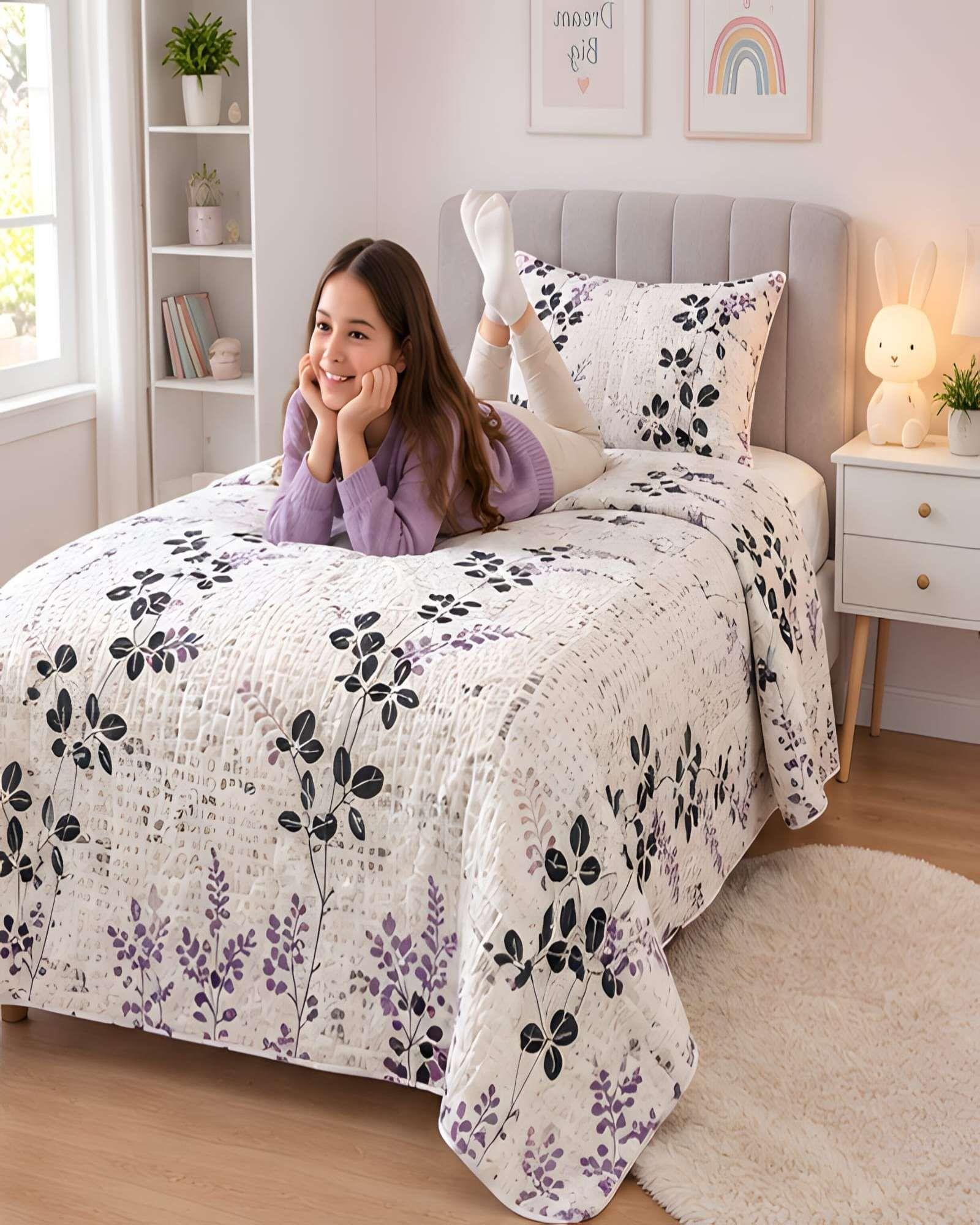 Quilt 1.5 Plazas 180x230 cm + Funda de Almohada-1