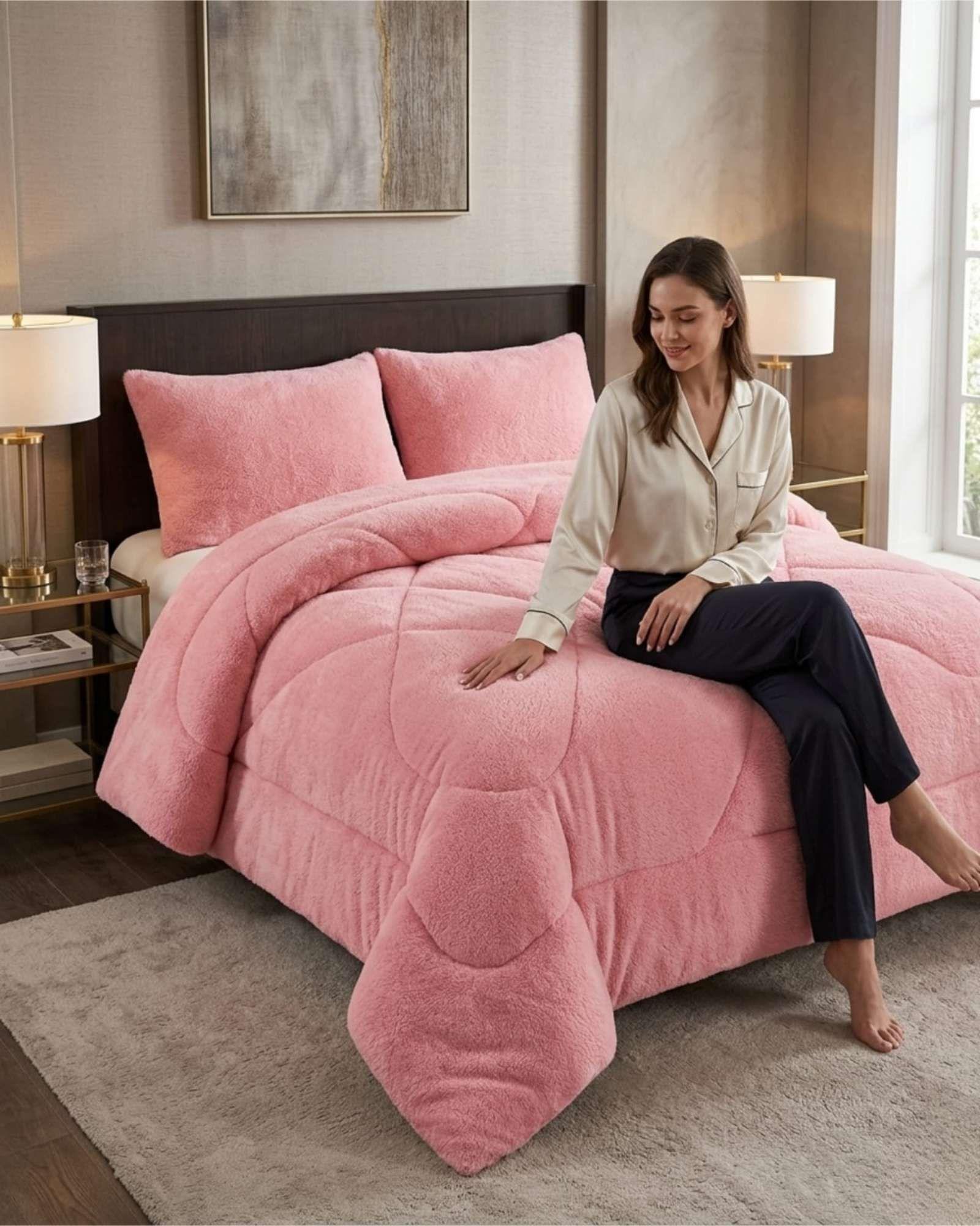 Cubrecama King / Super King Plush con Chiporro Térmico A25-3