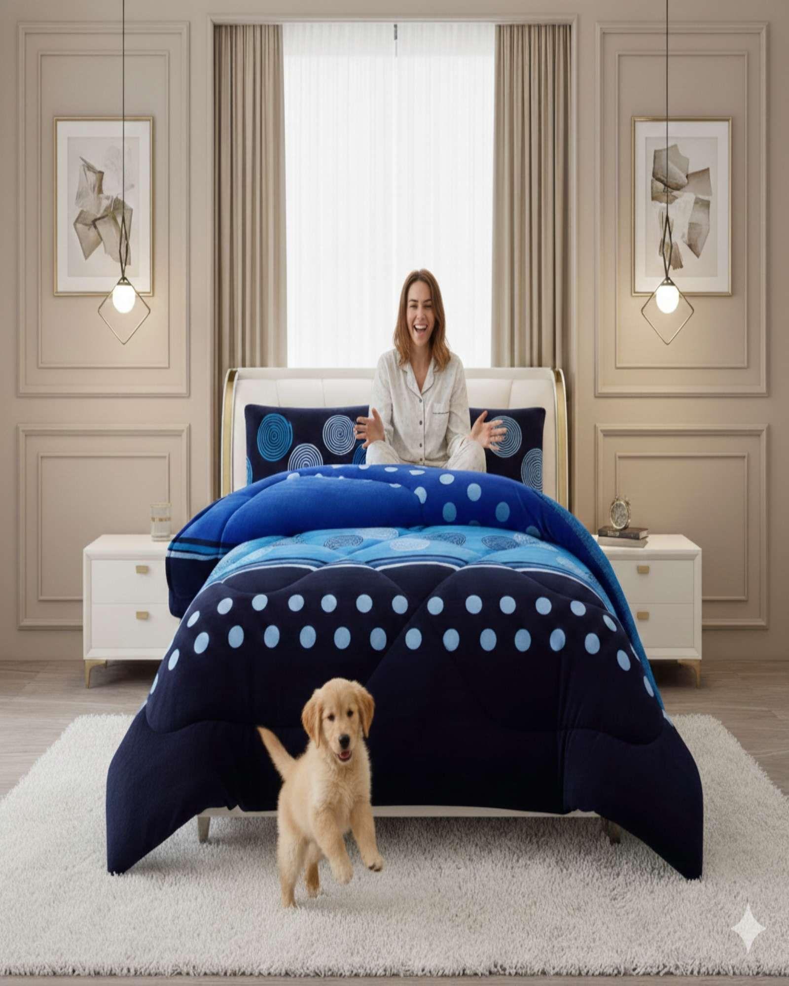 Cubrecama con Chiporro Plaza y Media Suave Térmico Premium-2