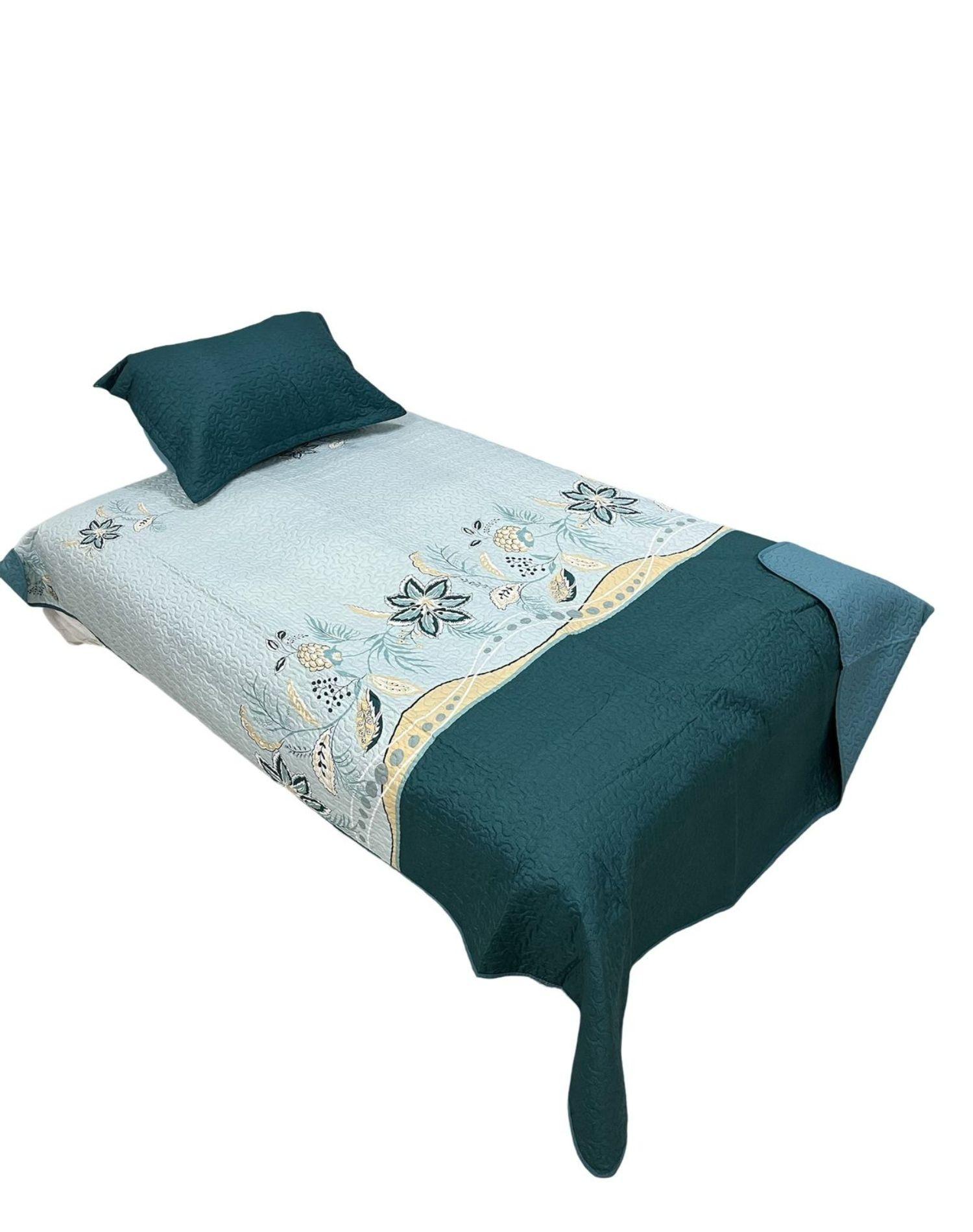 QUILT CUBRECAMA PRIMAVERA VERANO PLAZA Y MEDIA *023-1