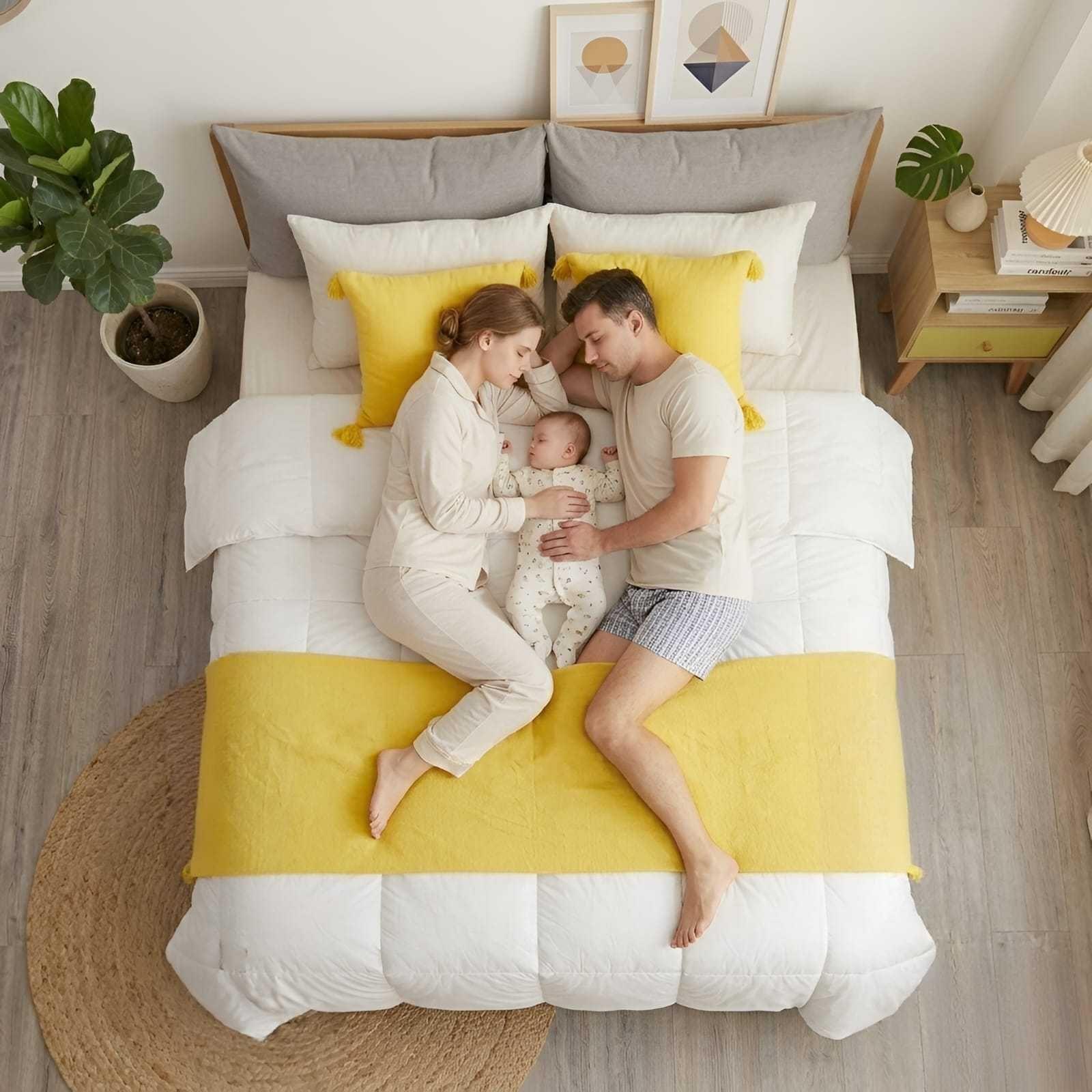 Piecera de Cama Diseño Lino con Borlas-3