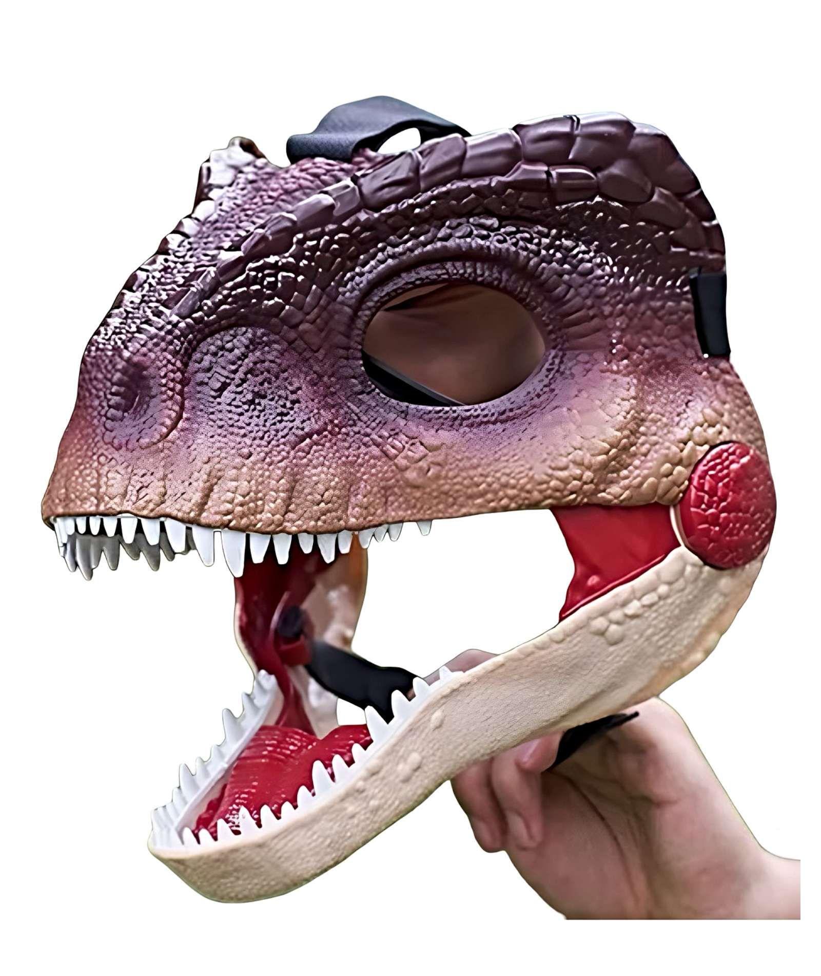 Juguete Máscara disfraz infantil de Dinosaurio CAFÉ-1